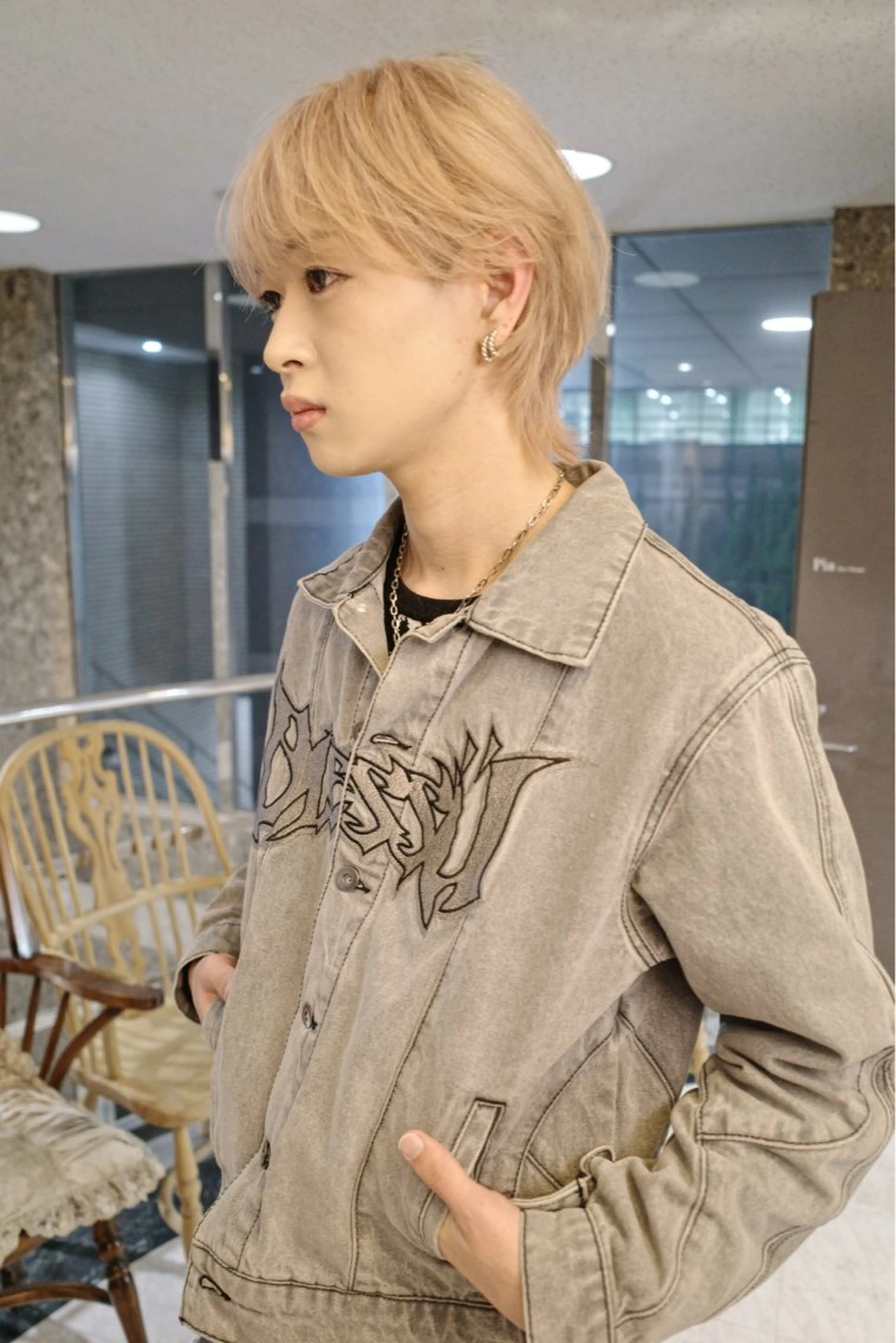 メンズ カット ヘアカラー Pia hair design所属・【Pia】 セナ/ハイトーンのヘアスタイル