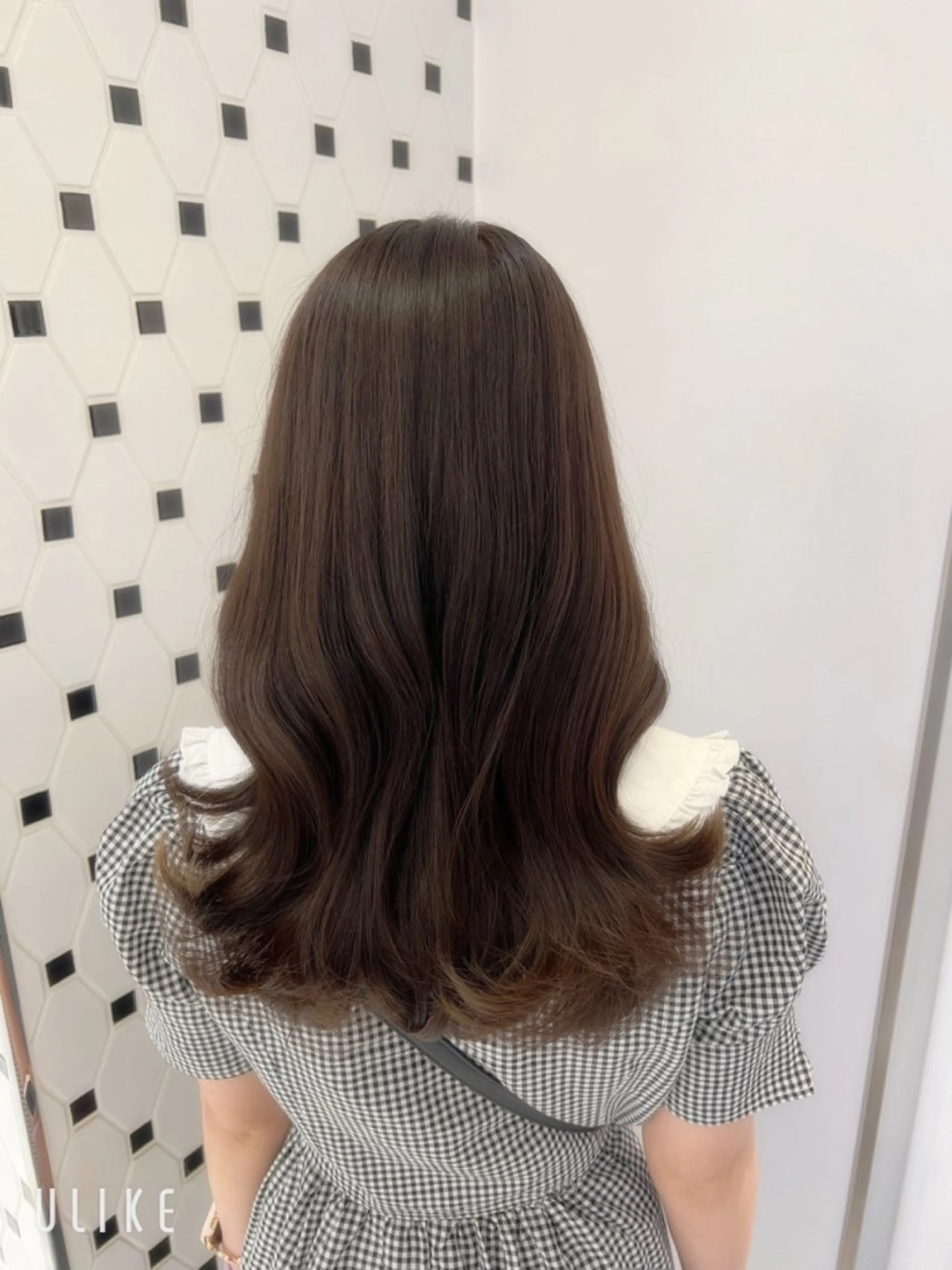 ロング カラー ヘアアレンジ ヘアセット 大人girly／ 銀座RINOSEのヘアスタイル