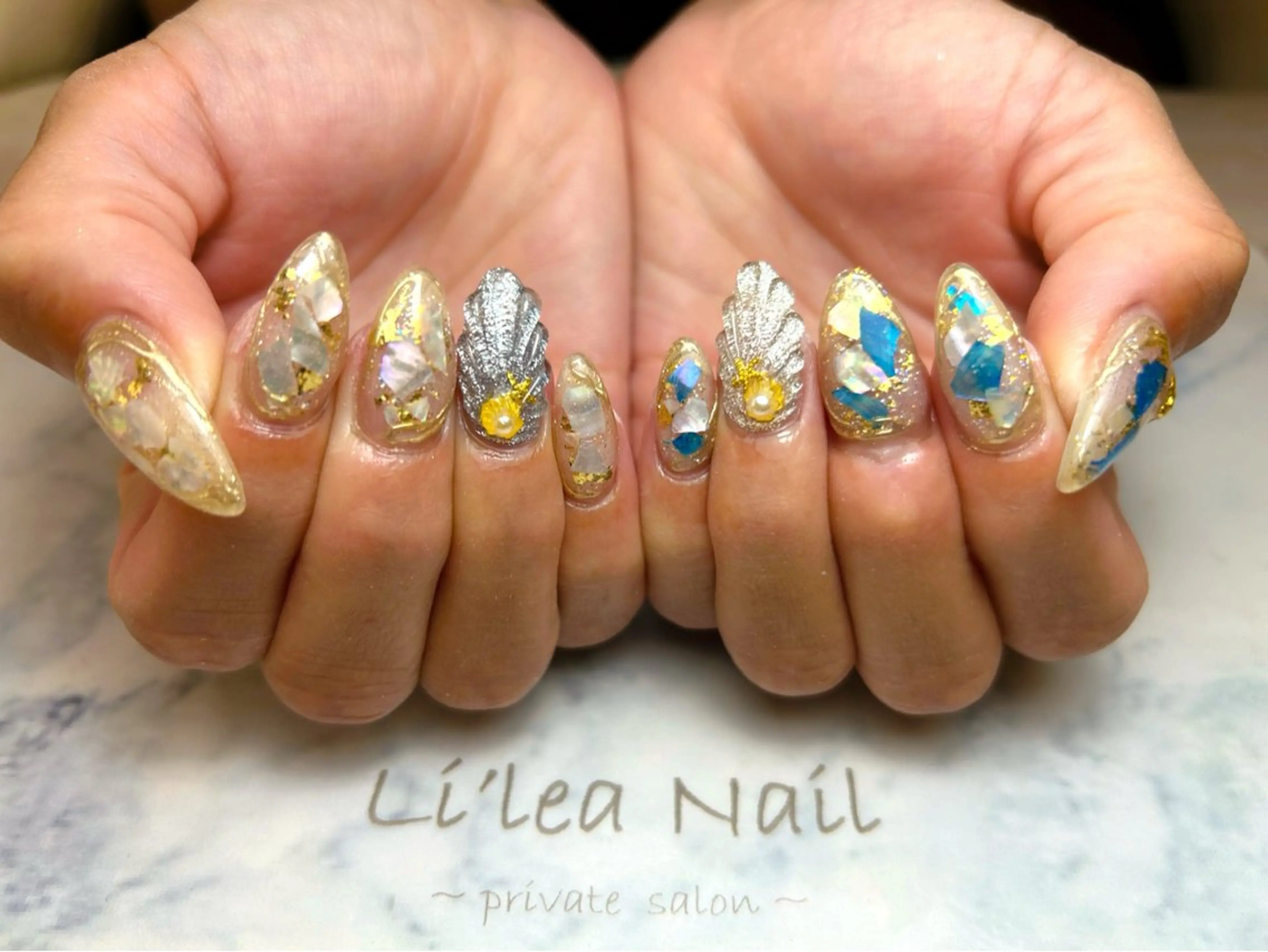 ネイル ハンドネイル Li'leaNail AINAのネイルデザイン