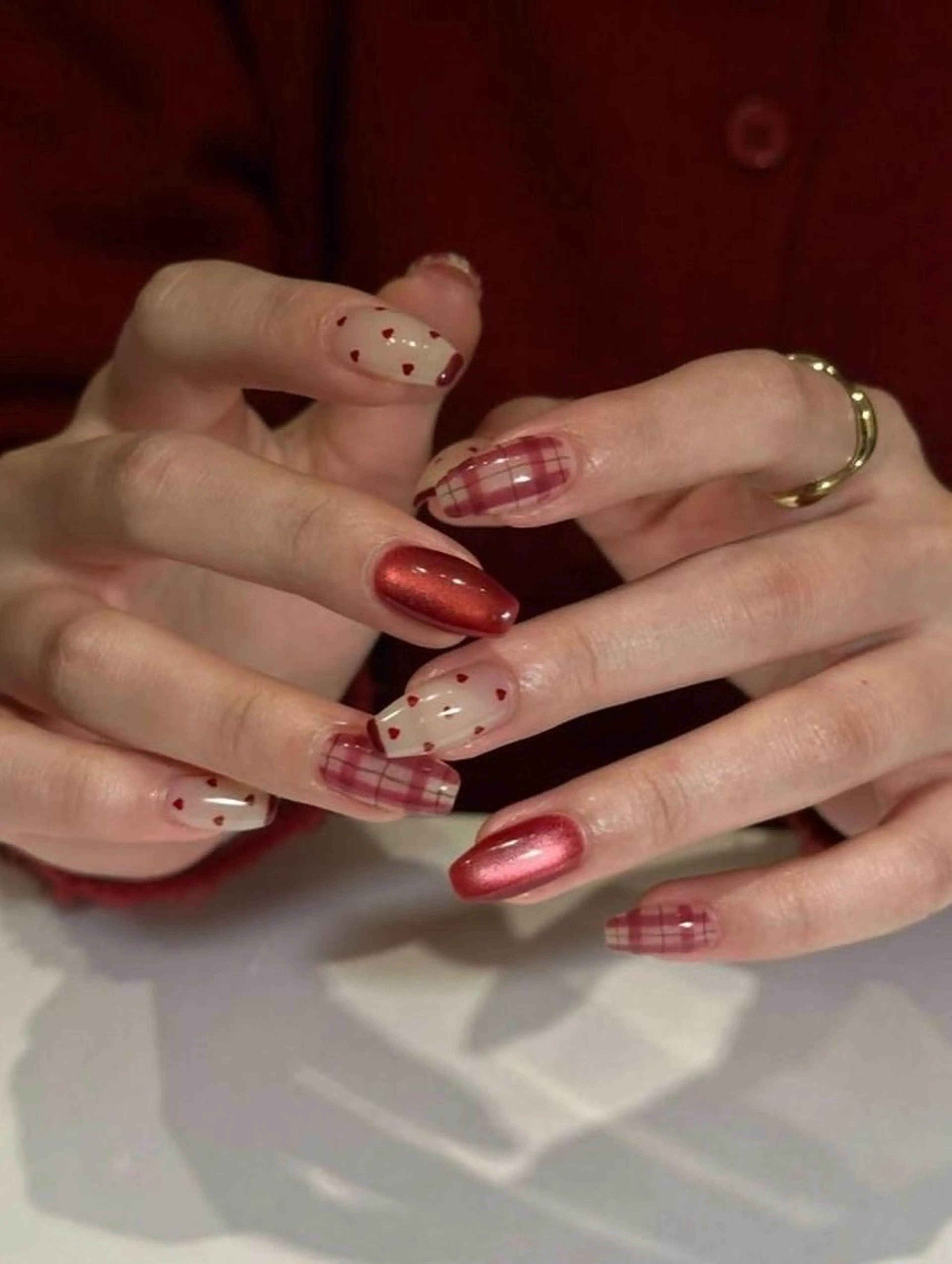 ネイル オーロラネイル チークネイル 長さ出し フットネイル フレンチネイル ハンドネイル Any_nail新大久保店所属・Any nailのネイルデザイン