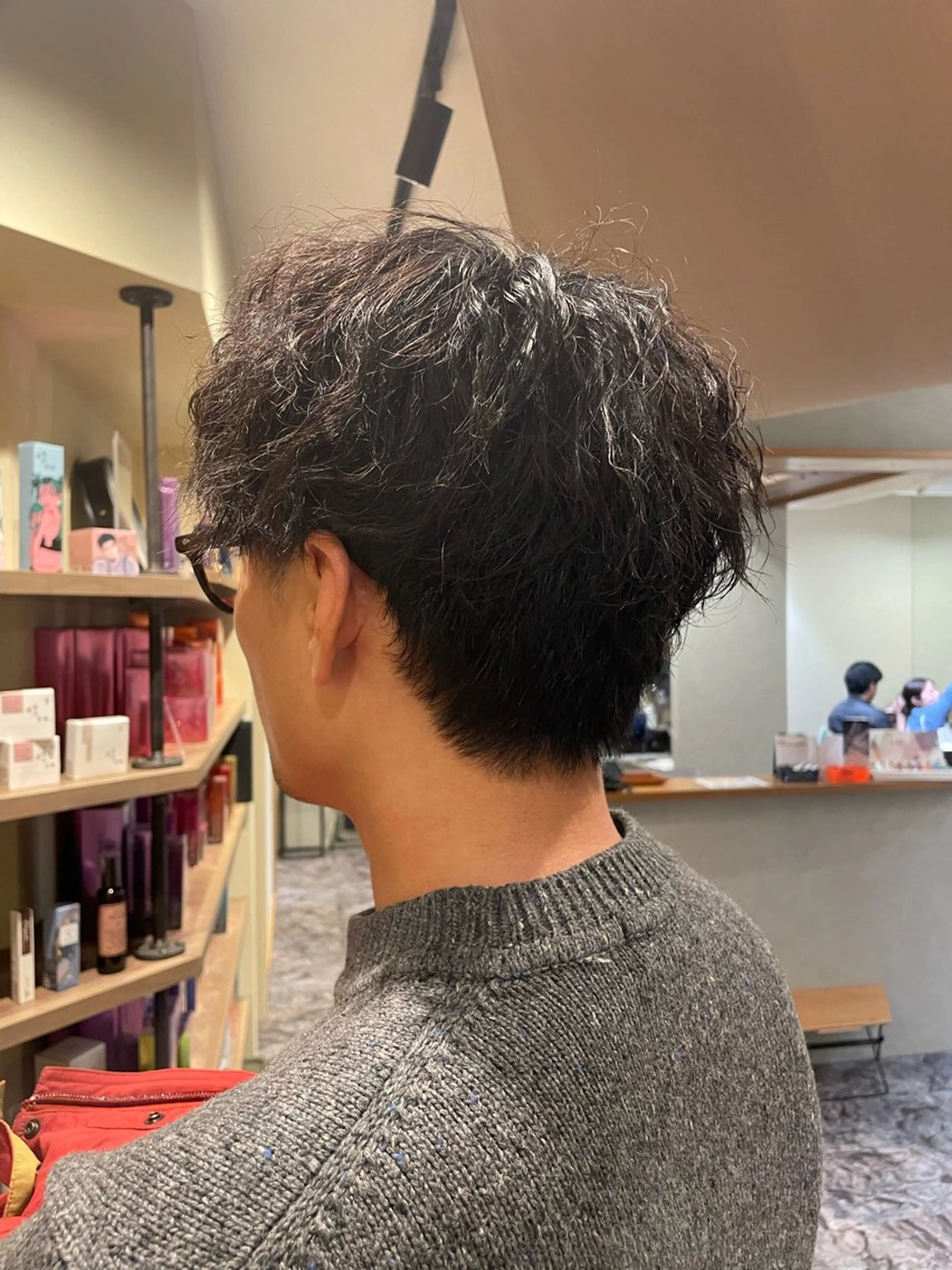 メンズ 山口里莉 /ブリーチカラーのヘアスタイル
