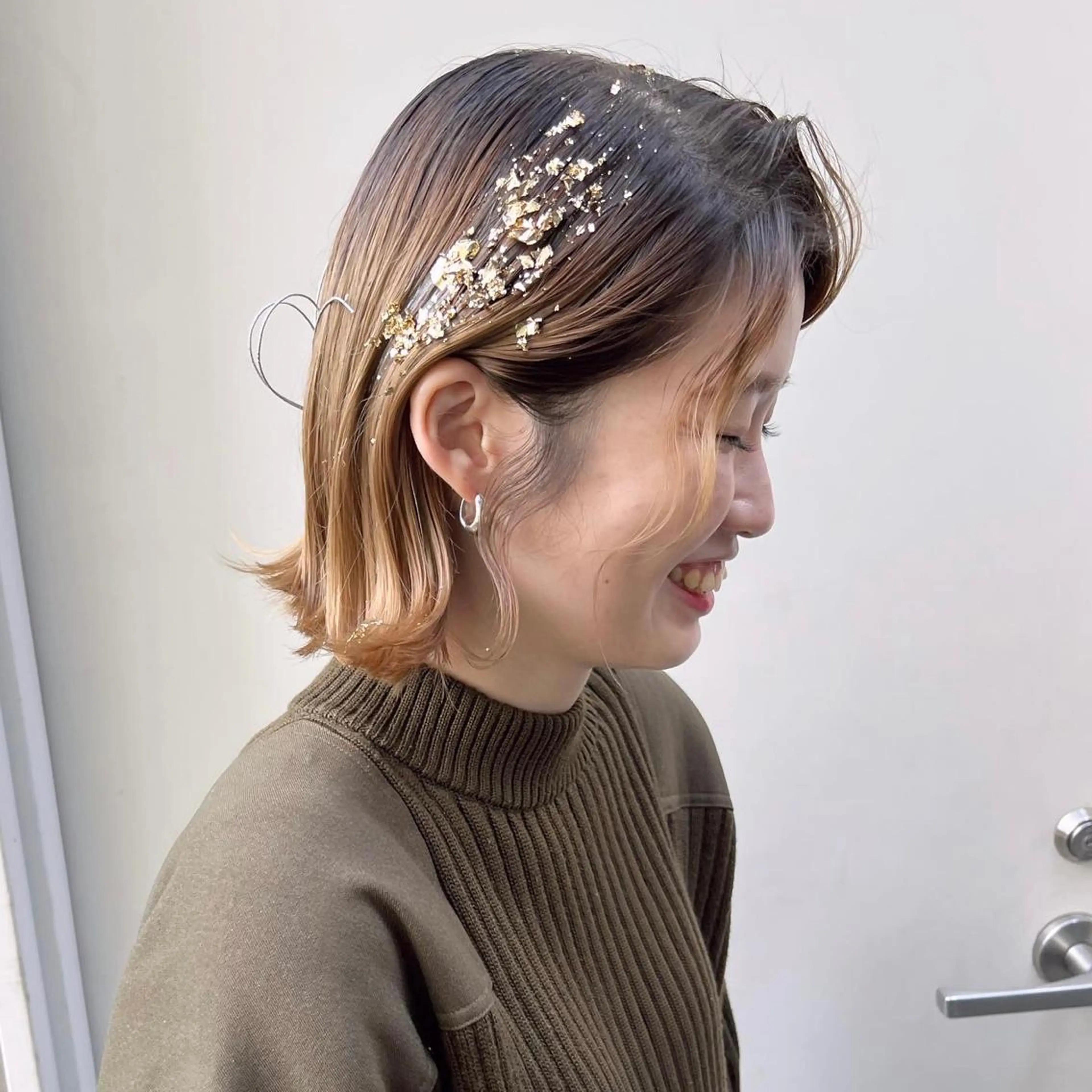 ミディアム ヘアアレンジ 成人式 卒業式のヘアスタイル ヘアセット GrandStory SHIBUYA所属・卒業式お呼ばれ🕊️ ヘアセット✴︎ミキのヘアスタイル