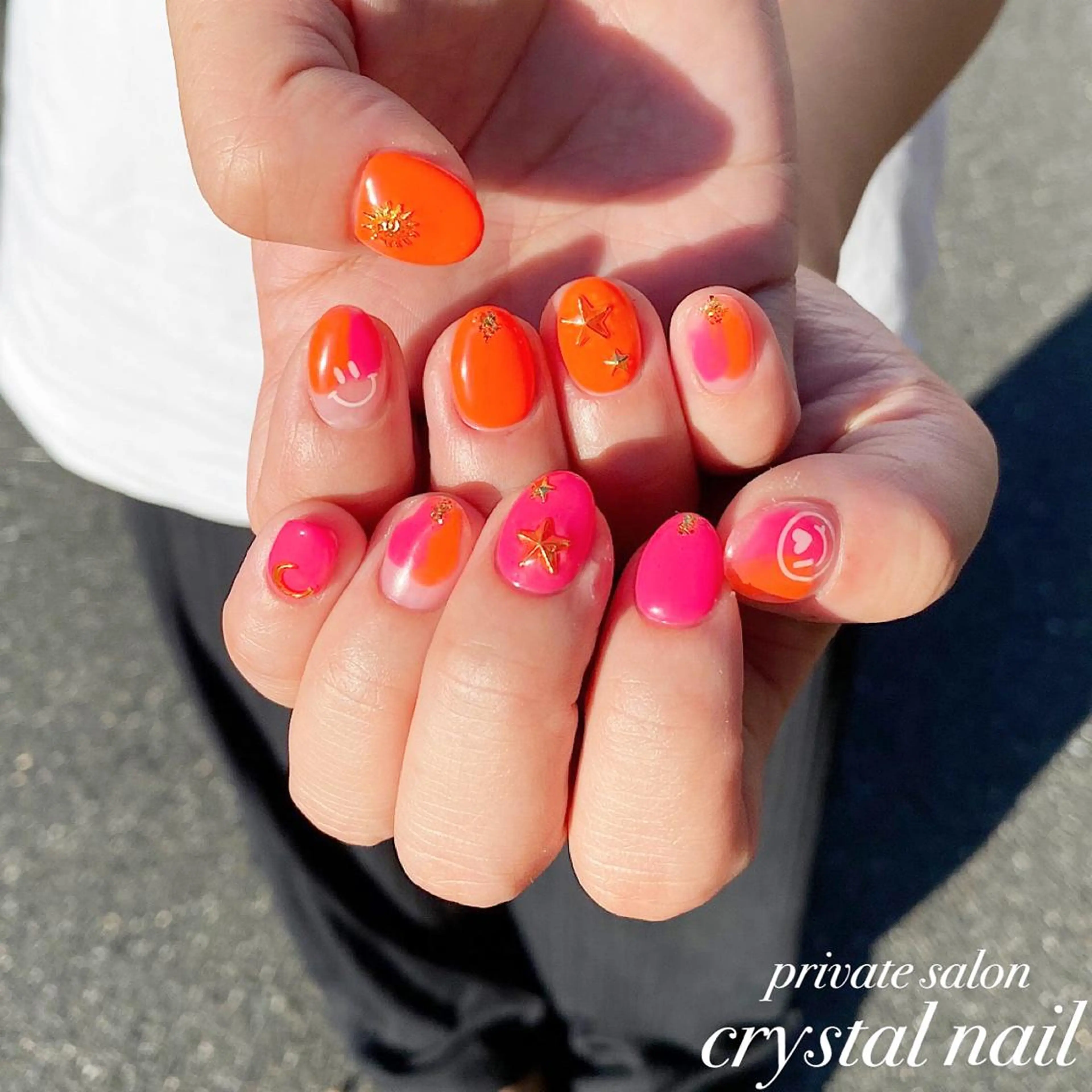 ネイル 夏ネイル Crystal Nailのネイルデザイン