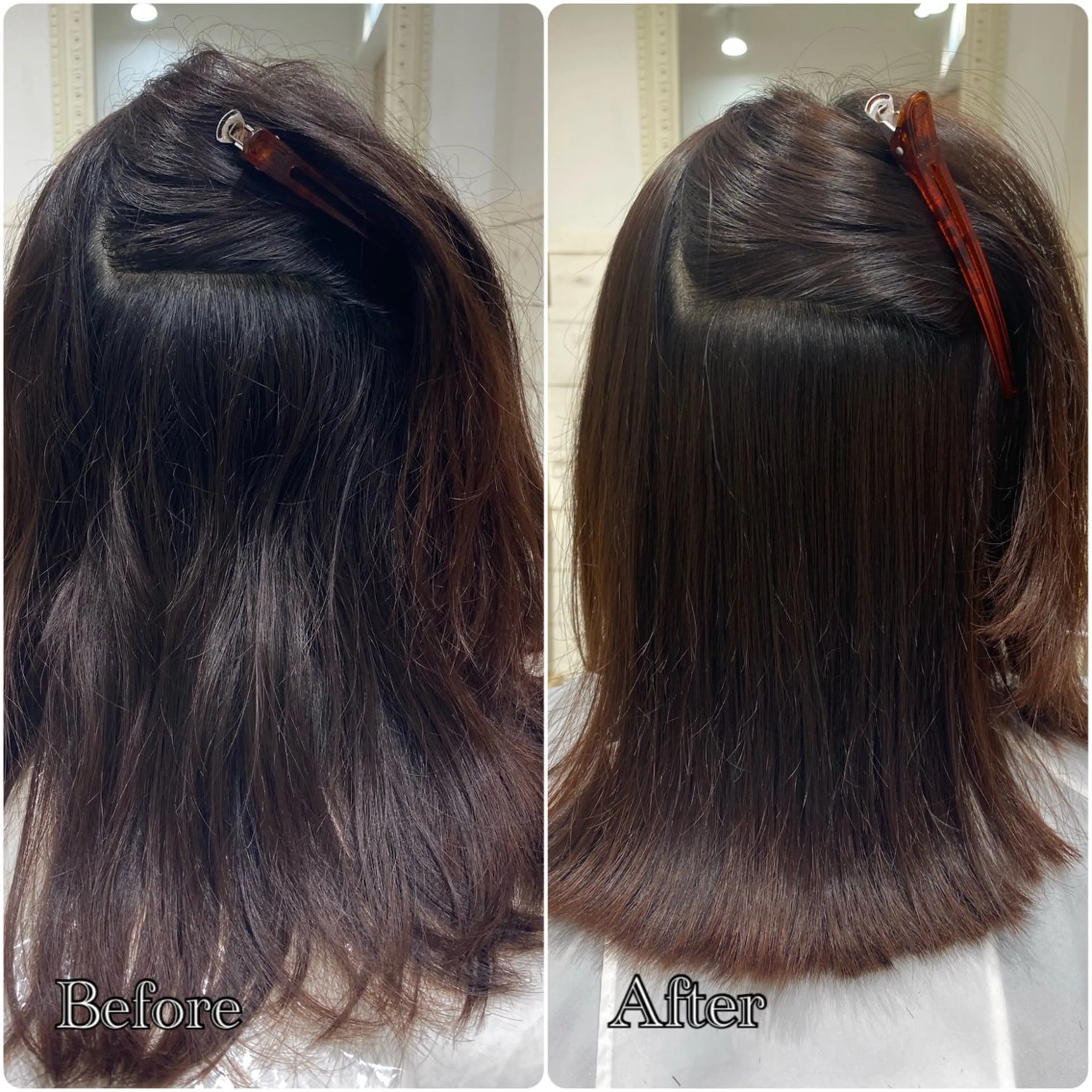 ミディアム パーマ ストレートパーマ 縮毛矯正 Zina 浦安所属・髪質改善✨Zina浦 安/個室🌈YUKIのヘアスタイル