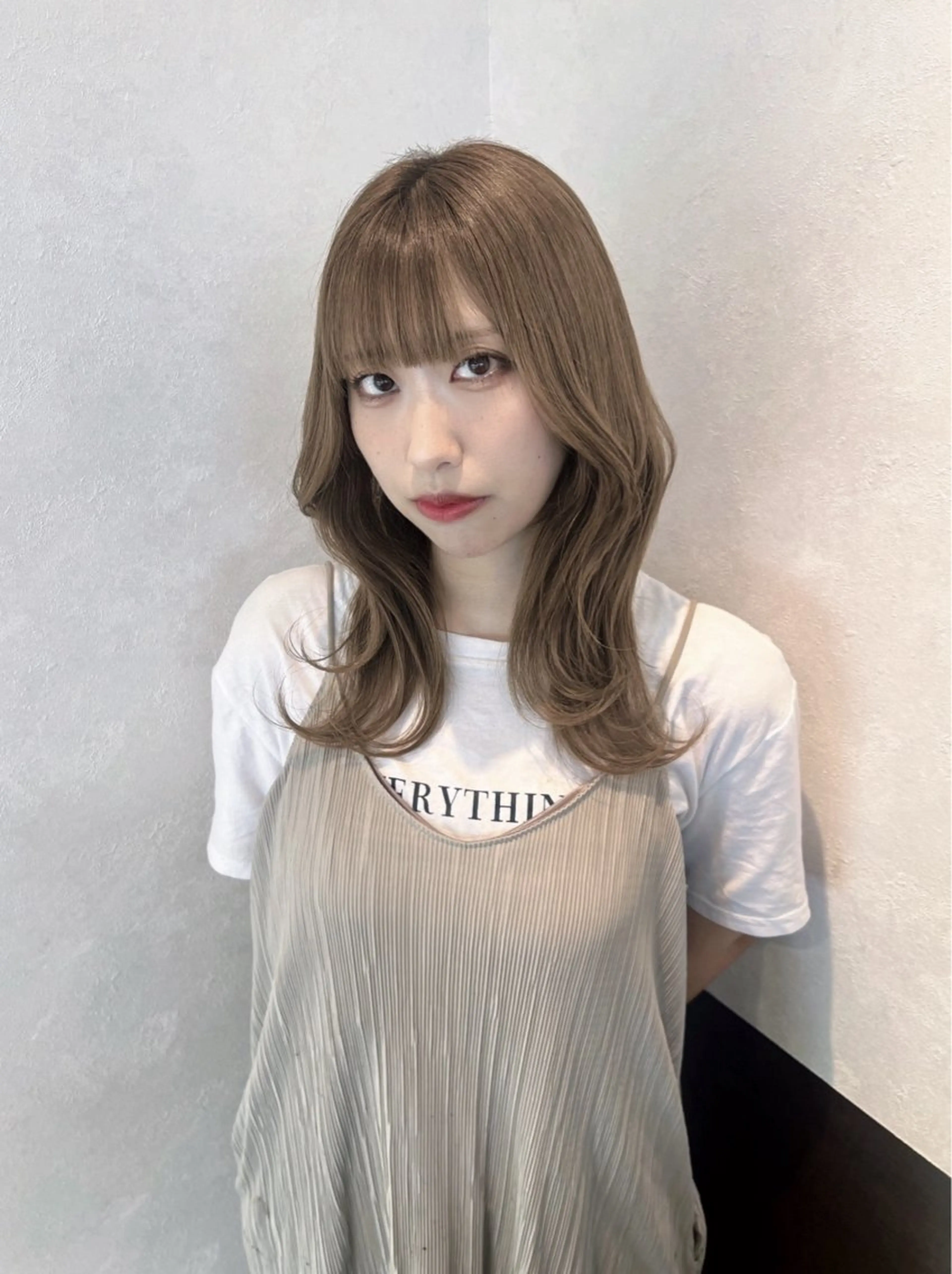 カラー ヘアカラー nehus nagaoka所属・🖤複雑履歴ブリーチ Mizuki 🖤のヘアスタイル