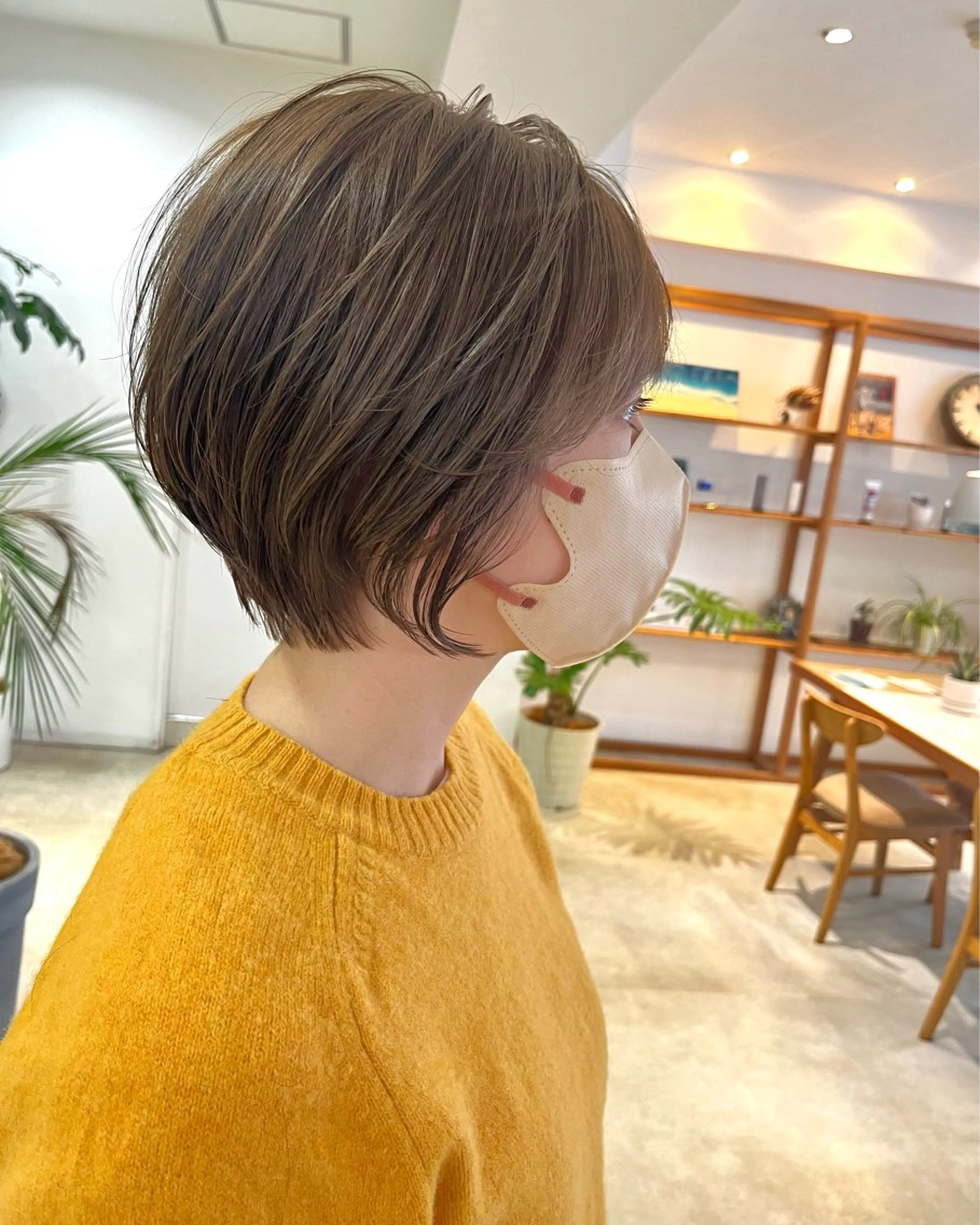 ショート ショートボブ ボブ ショートヘア hoNua. 栄/透明感カラーのヘアスタイル