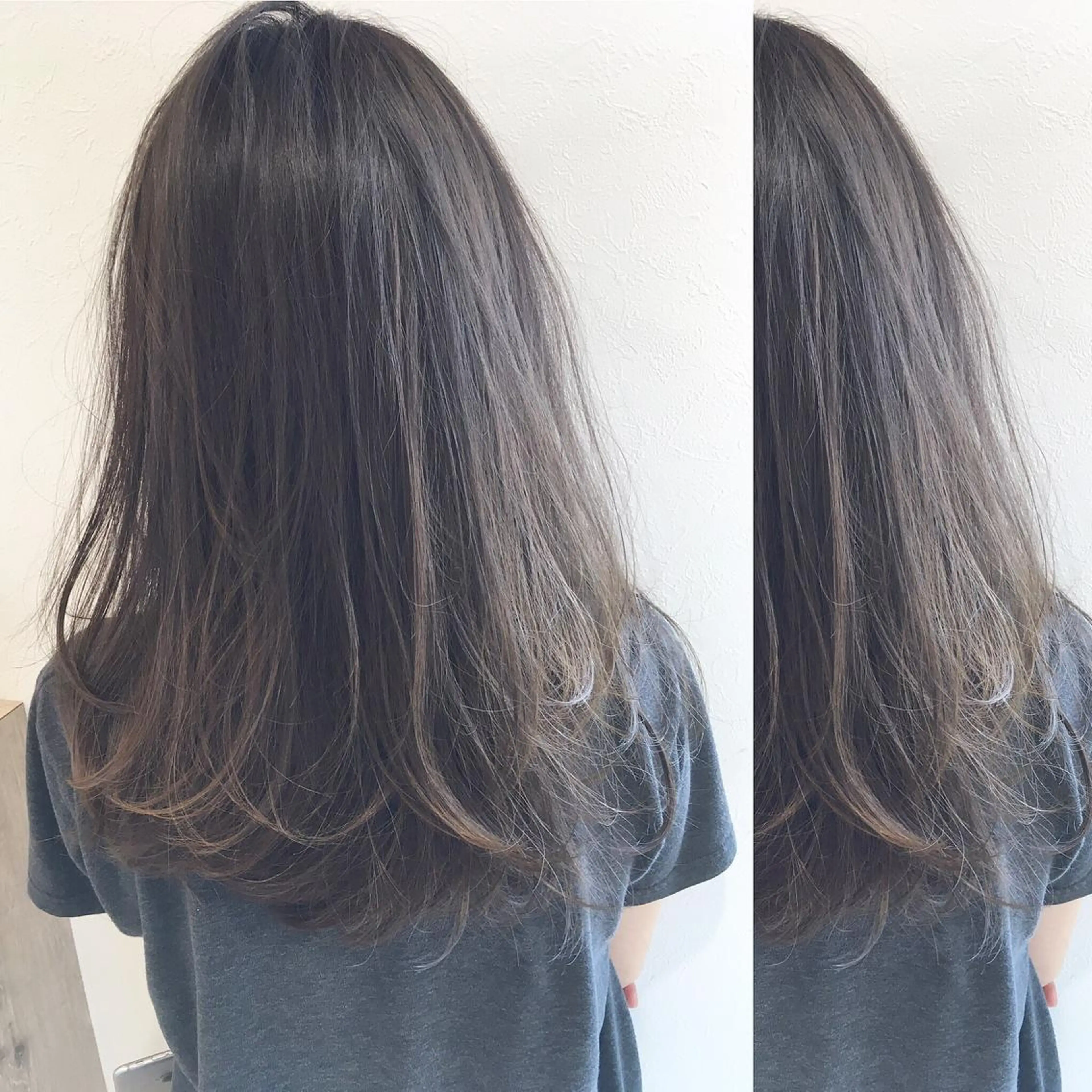 セミロング カラー graxi'    グラシー所属・ブリーチ/ハイトーン SERINAのヘアスタイル