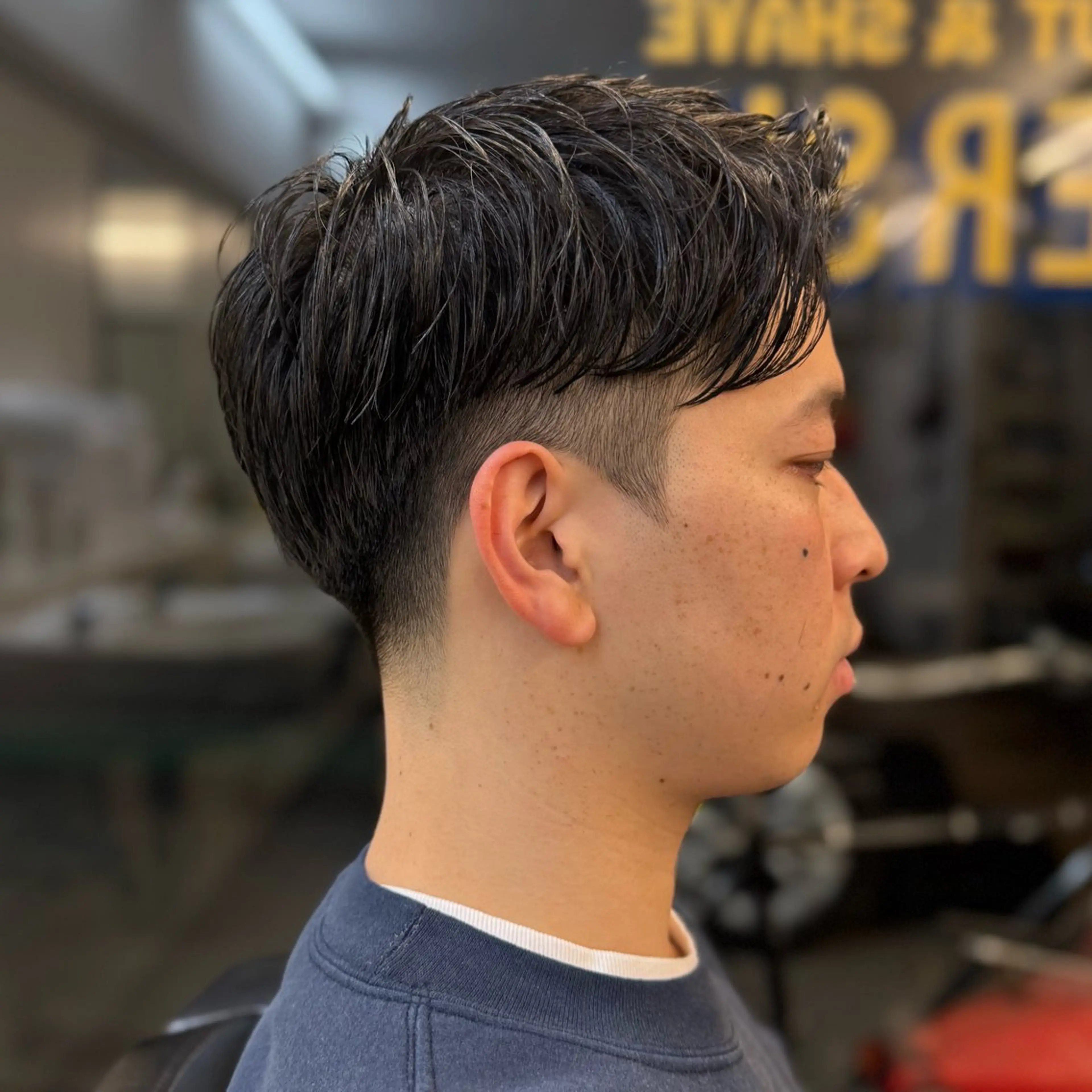 【メンズ限定クーポン】men's カット＆ニュアンスパーマ&トリートメント【三軒茶屋/三軒茶屋駅】の写真