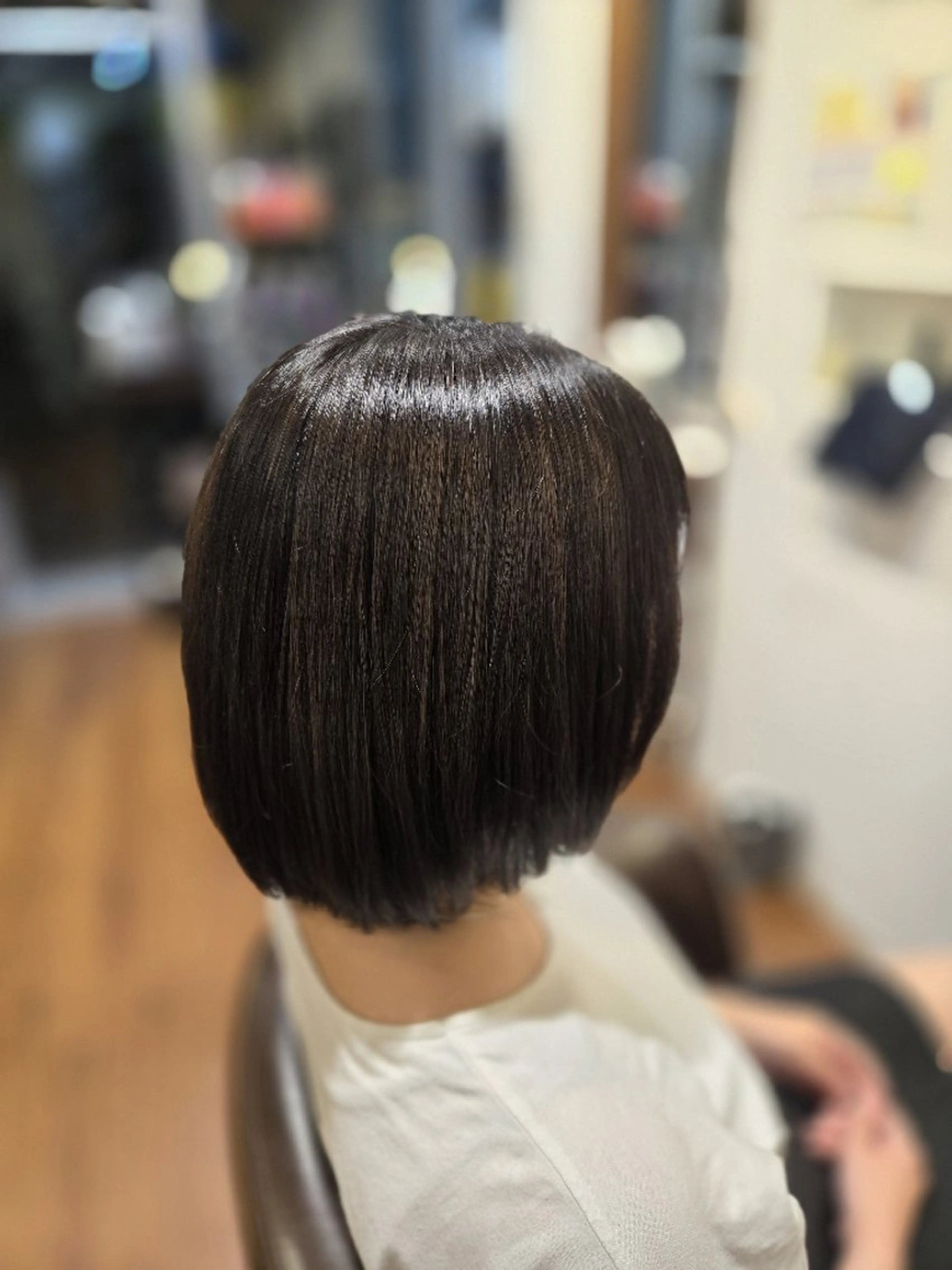 カラー ミディアム ヘアカラー 石田 和奏のヘアスタイル