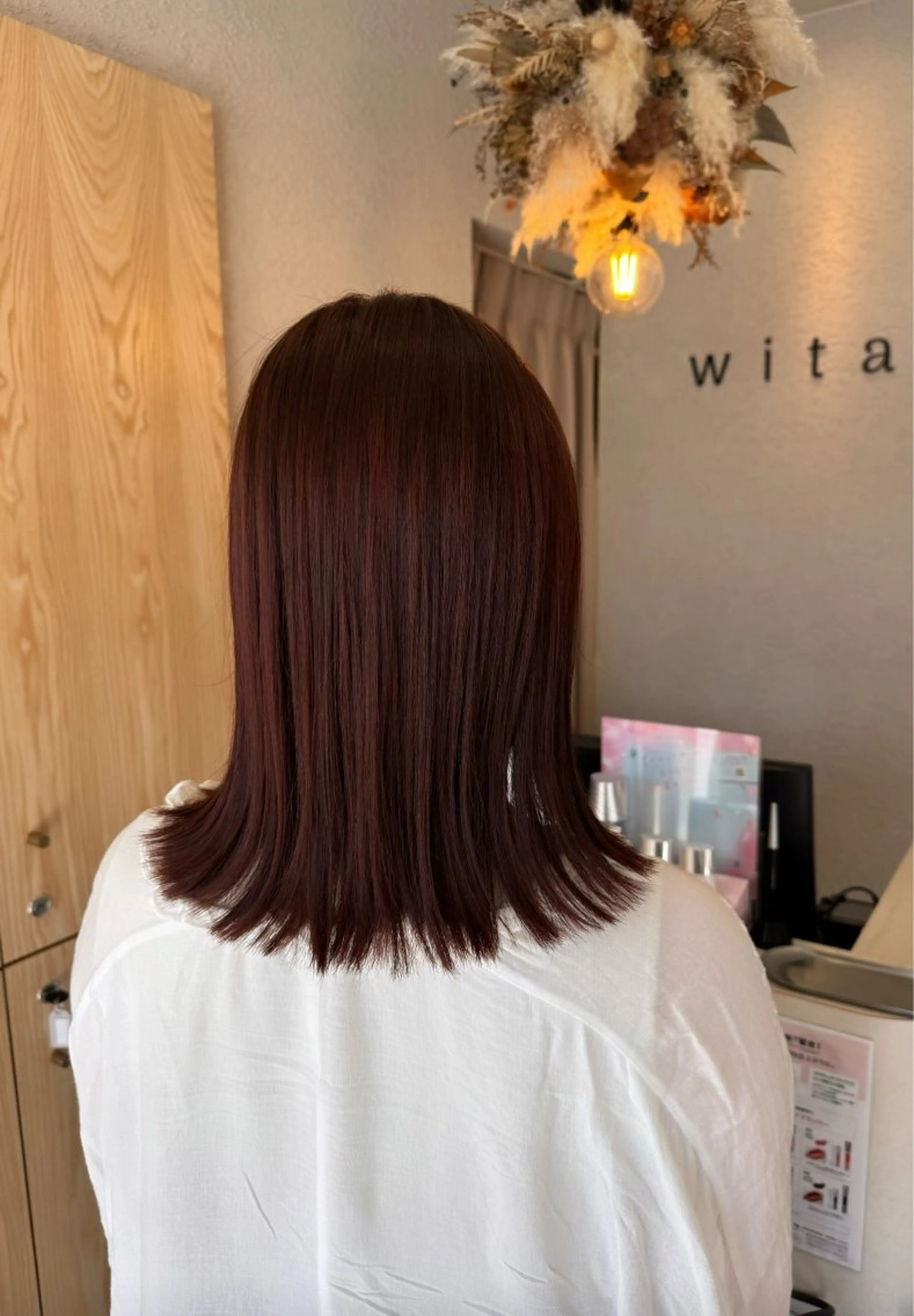 ミディアム カラー 蟹江 聡太✨レイヤーカットのヘアスタイル