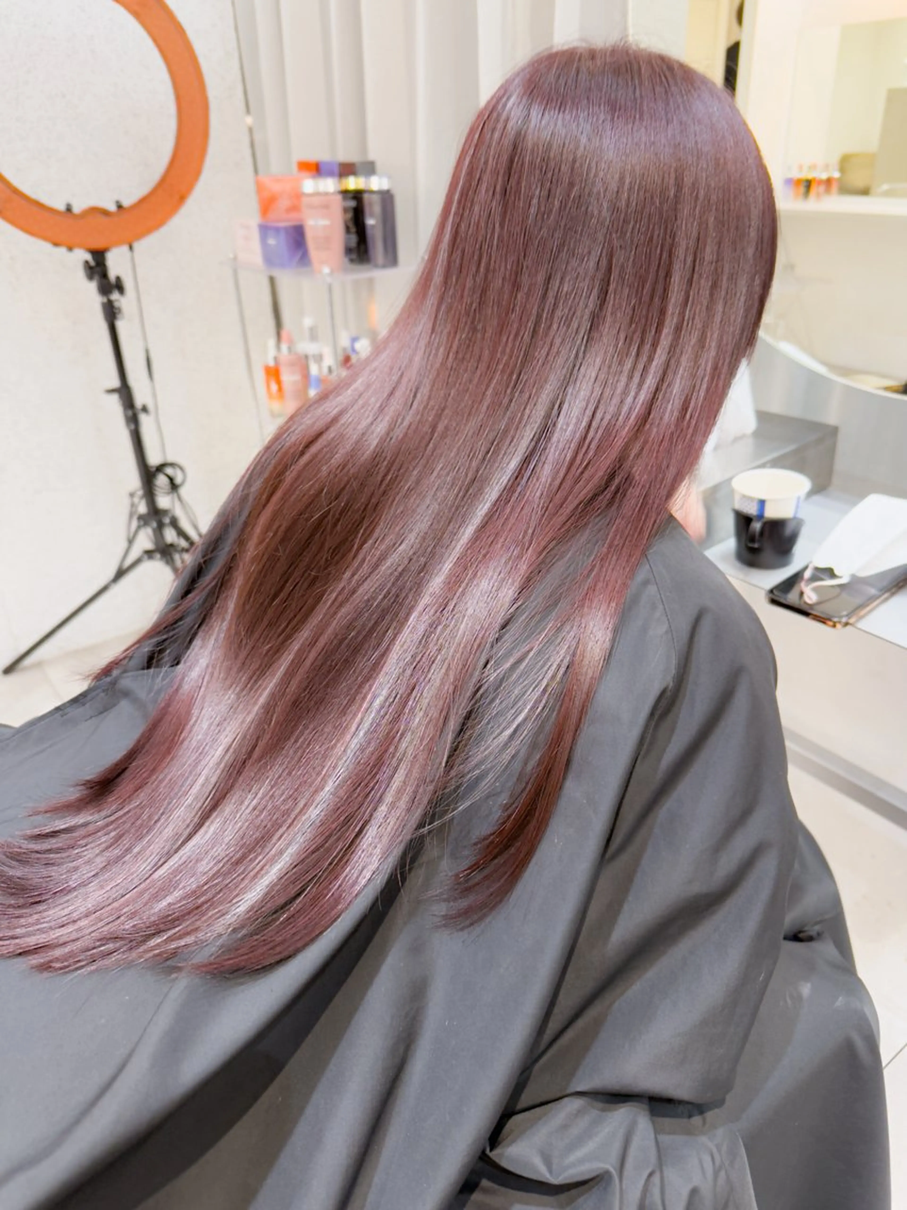 ロング カラー カット ヘアカラー トリートメント 艶髪ブリーチ 永井竜也のヘアスタイル
