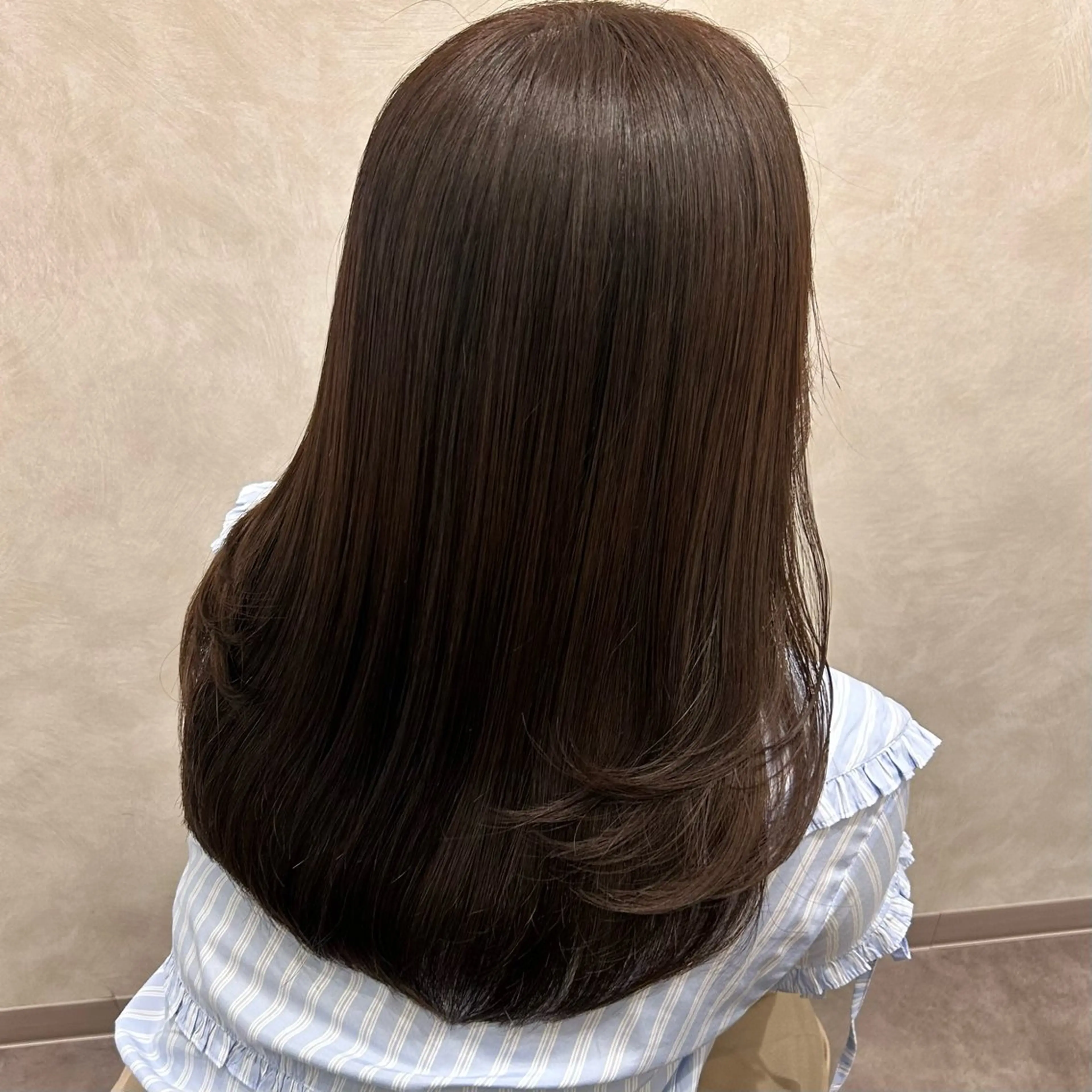 セミロング カラー カット ヘアカラー トリートメント レイヤー/艶カラー/ Natsuho💞のヘアスタイル