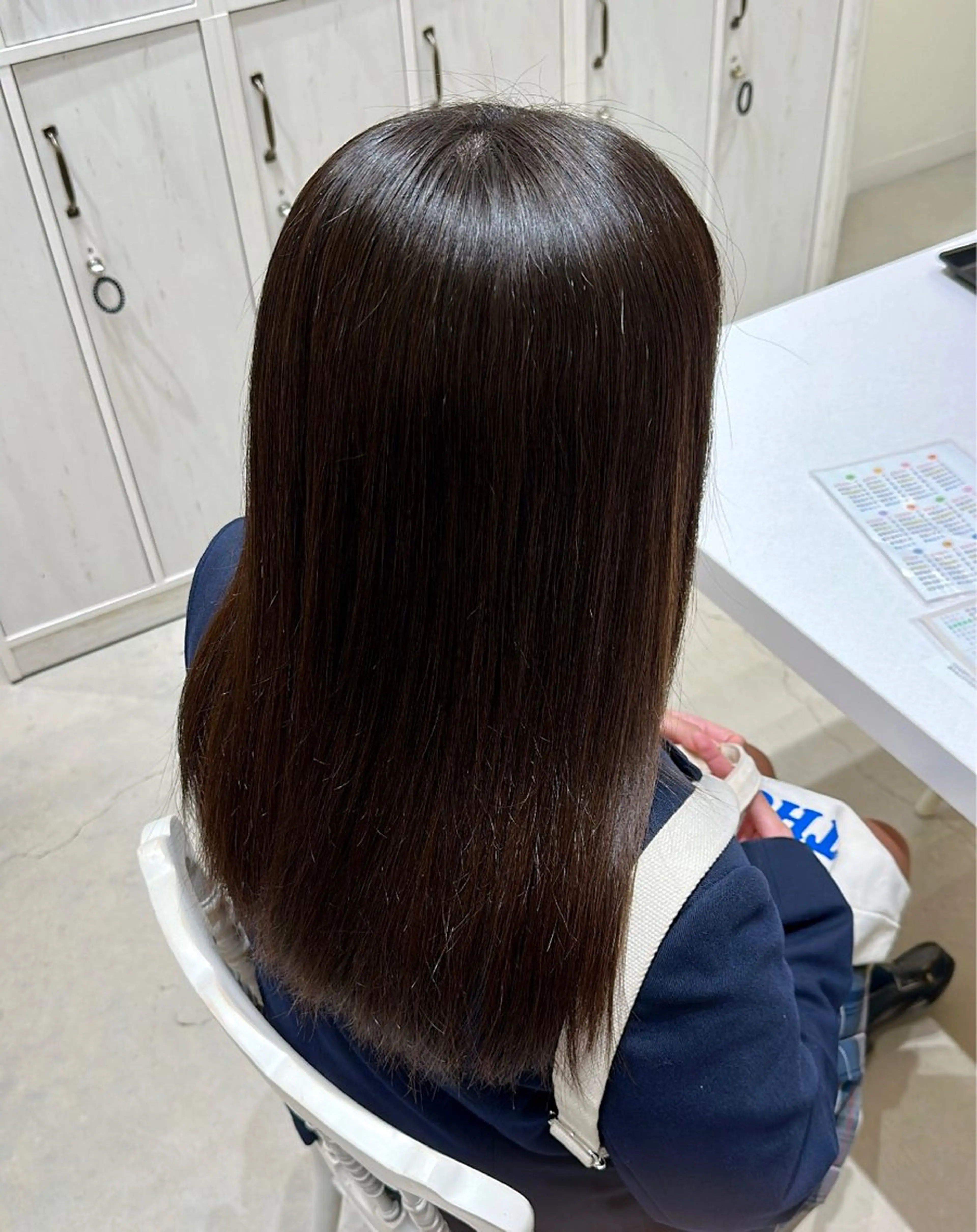 ロング 縮毛矯正 N,SOL / 岩上 新大のヘアスタイル