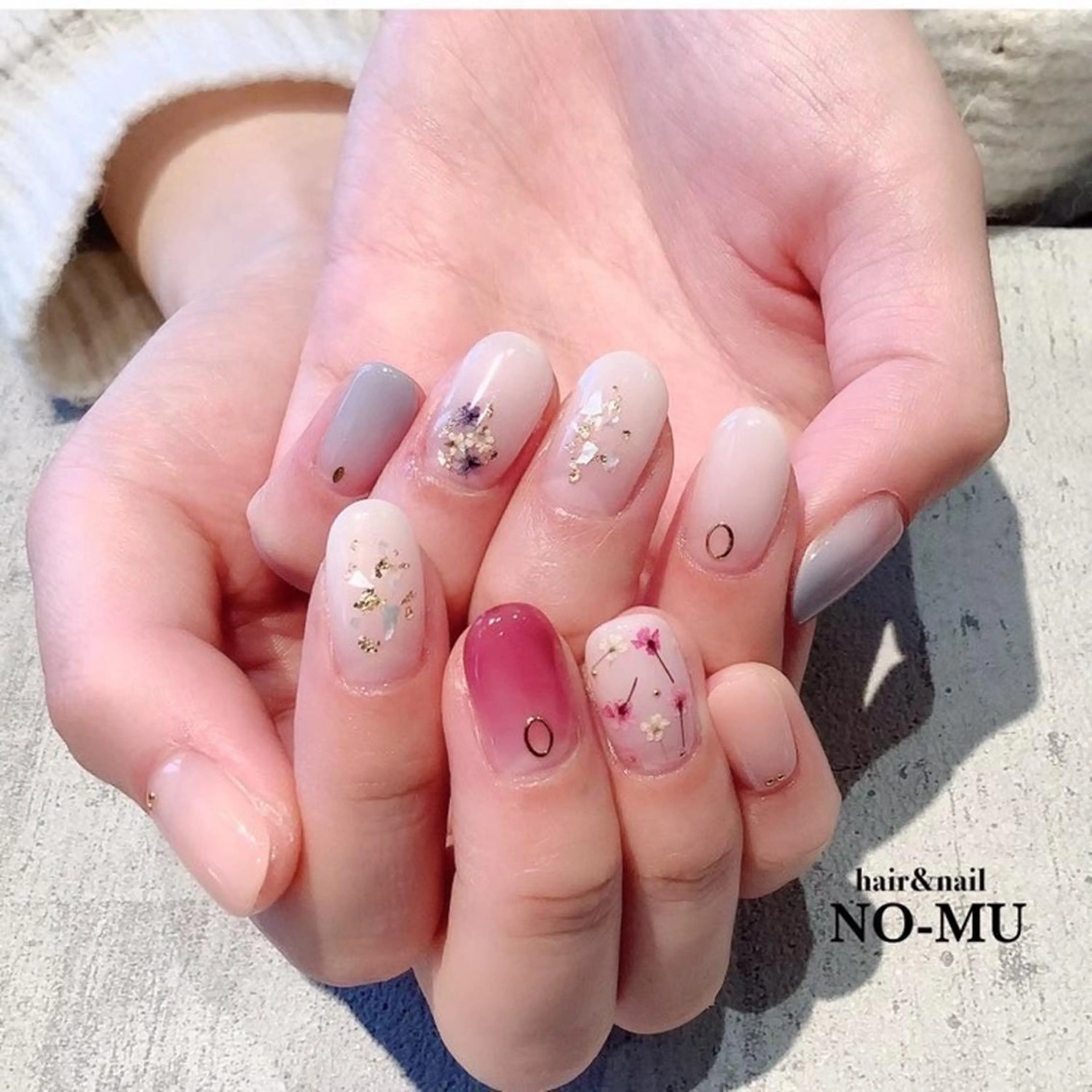 ネイル ハンドネイル hair＆nail NO-MU所属・hair＆nail NO-MUのネイルデザイン