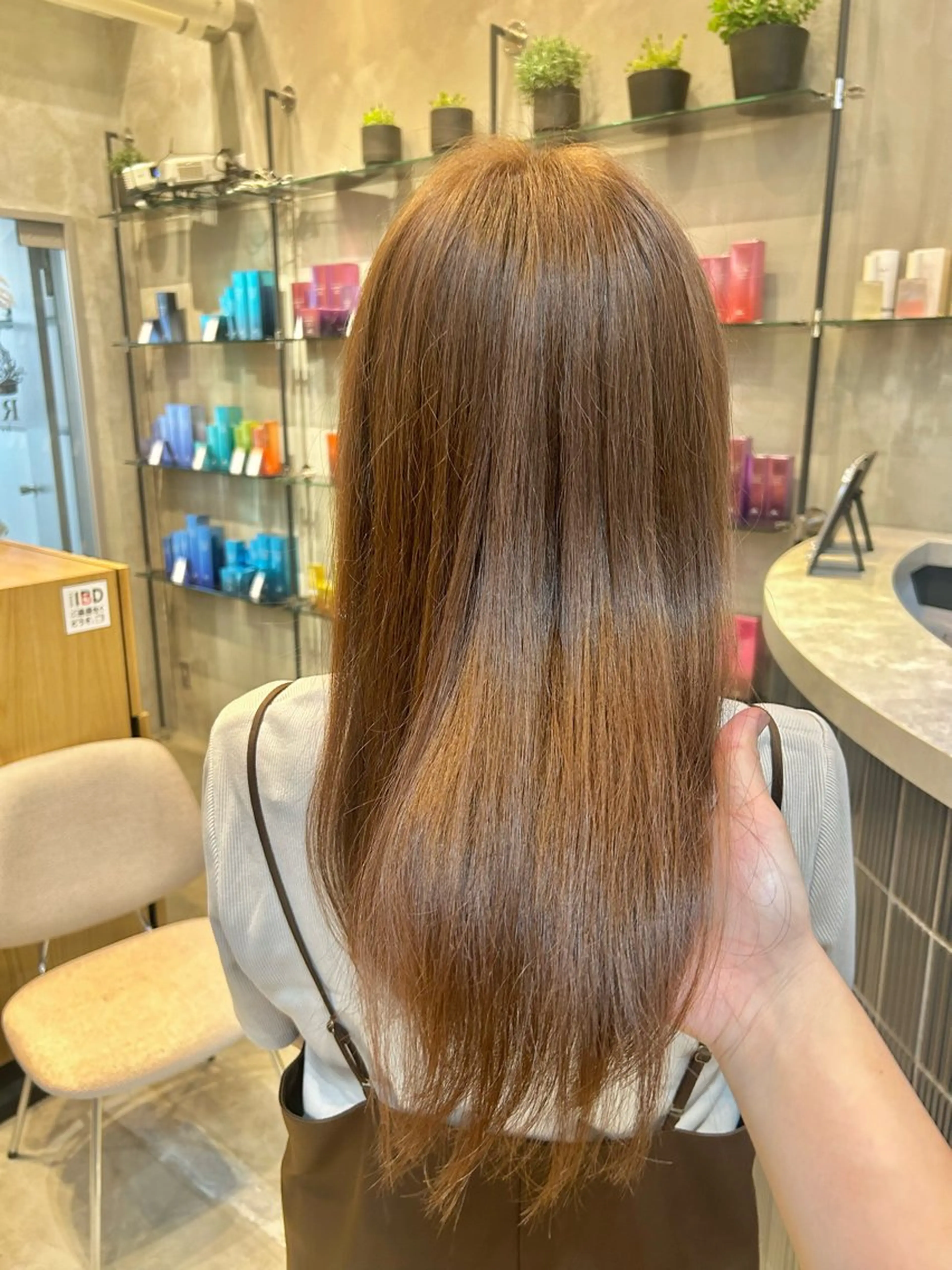 カラー ブラウンカラー ココアブラウン ヘアカラー トリートメント ブリーチෆ‪髪質改善 🎀ོ白岩亜実🎀ོのヘアスタイル