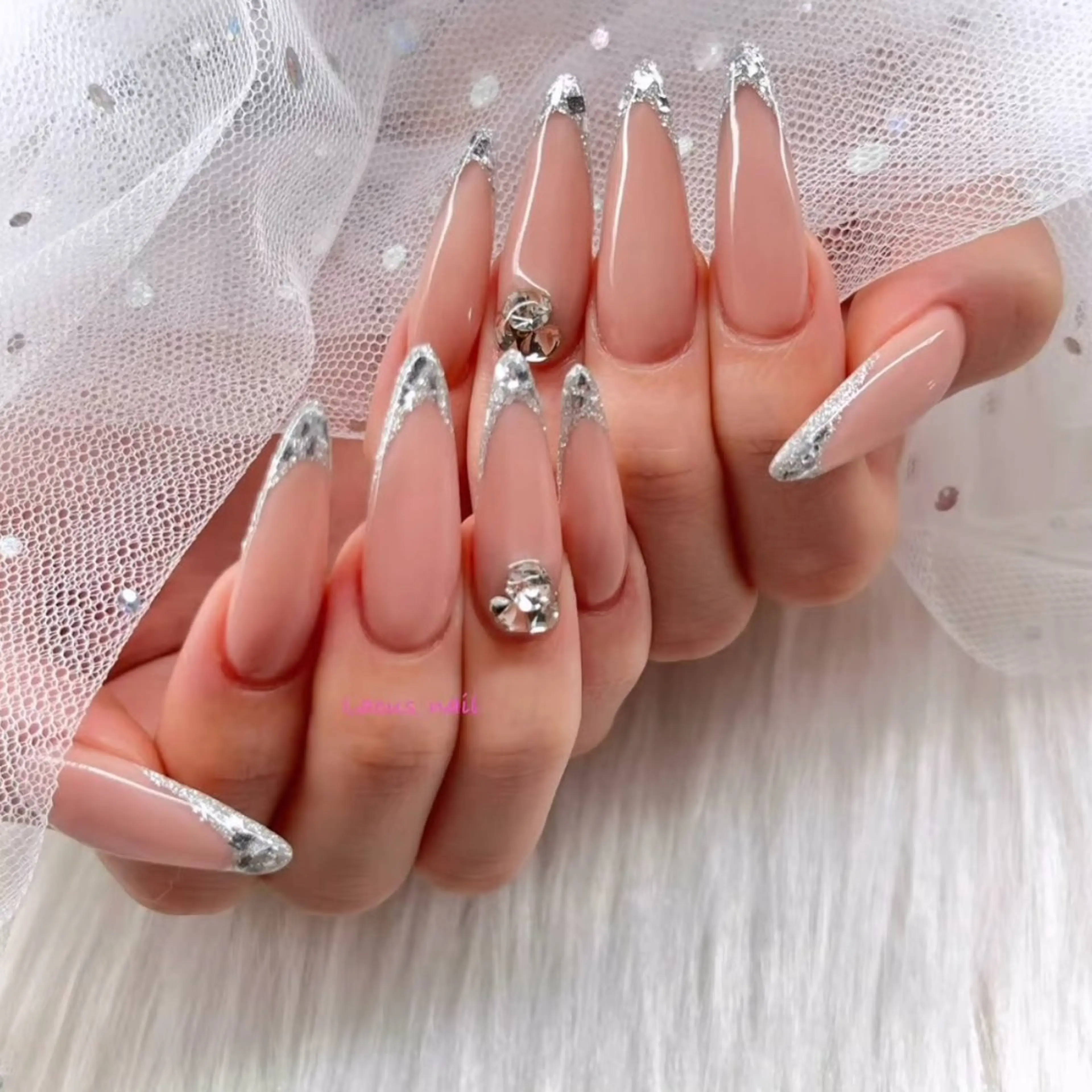 ネイル アートネイル スカルプネイル Nail Salon Lacusのネイルデザイン