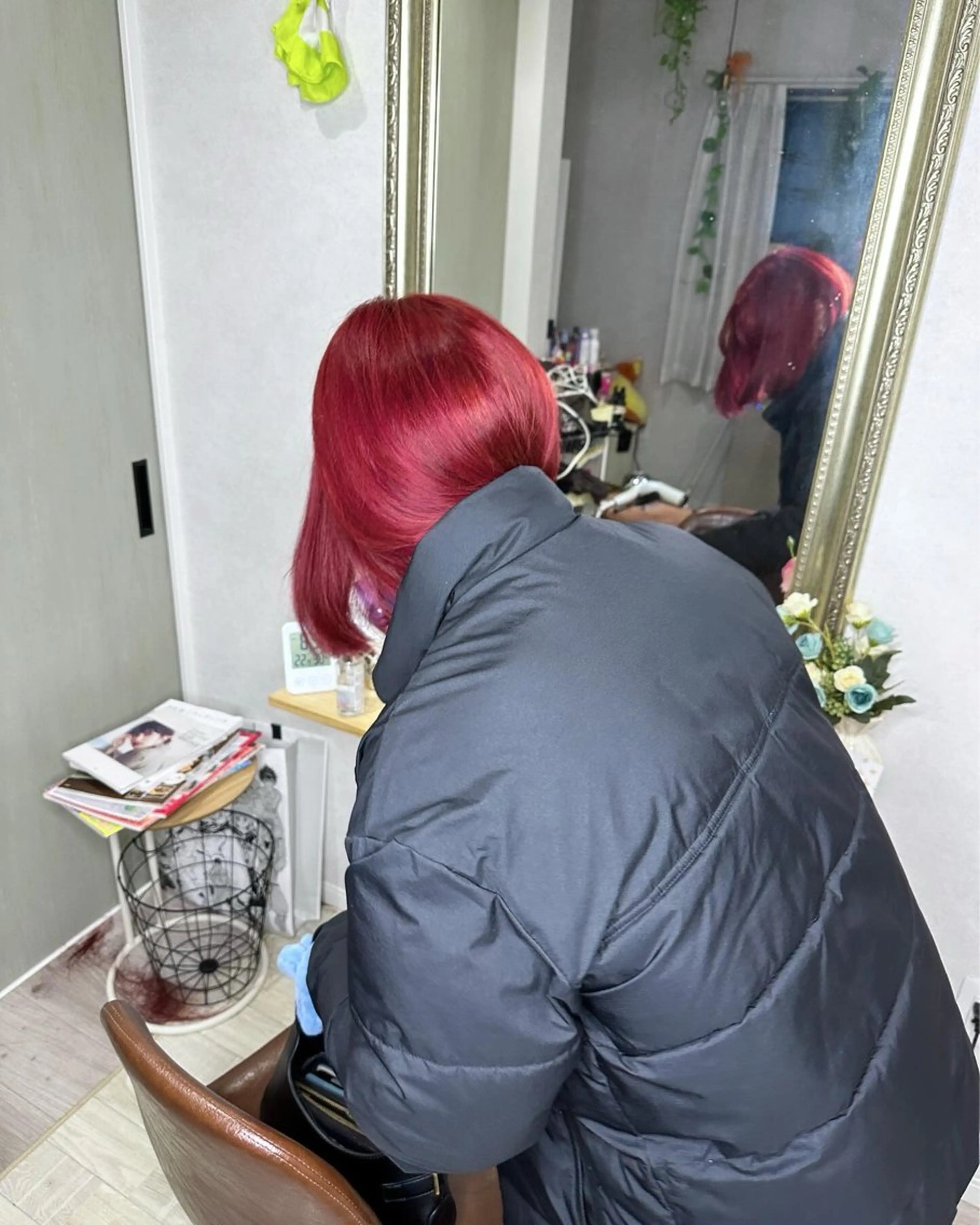 セミロング カラー Designer EGGのヘアスタイル