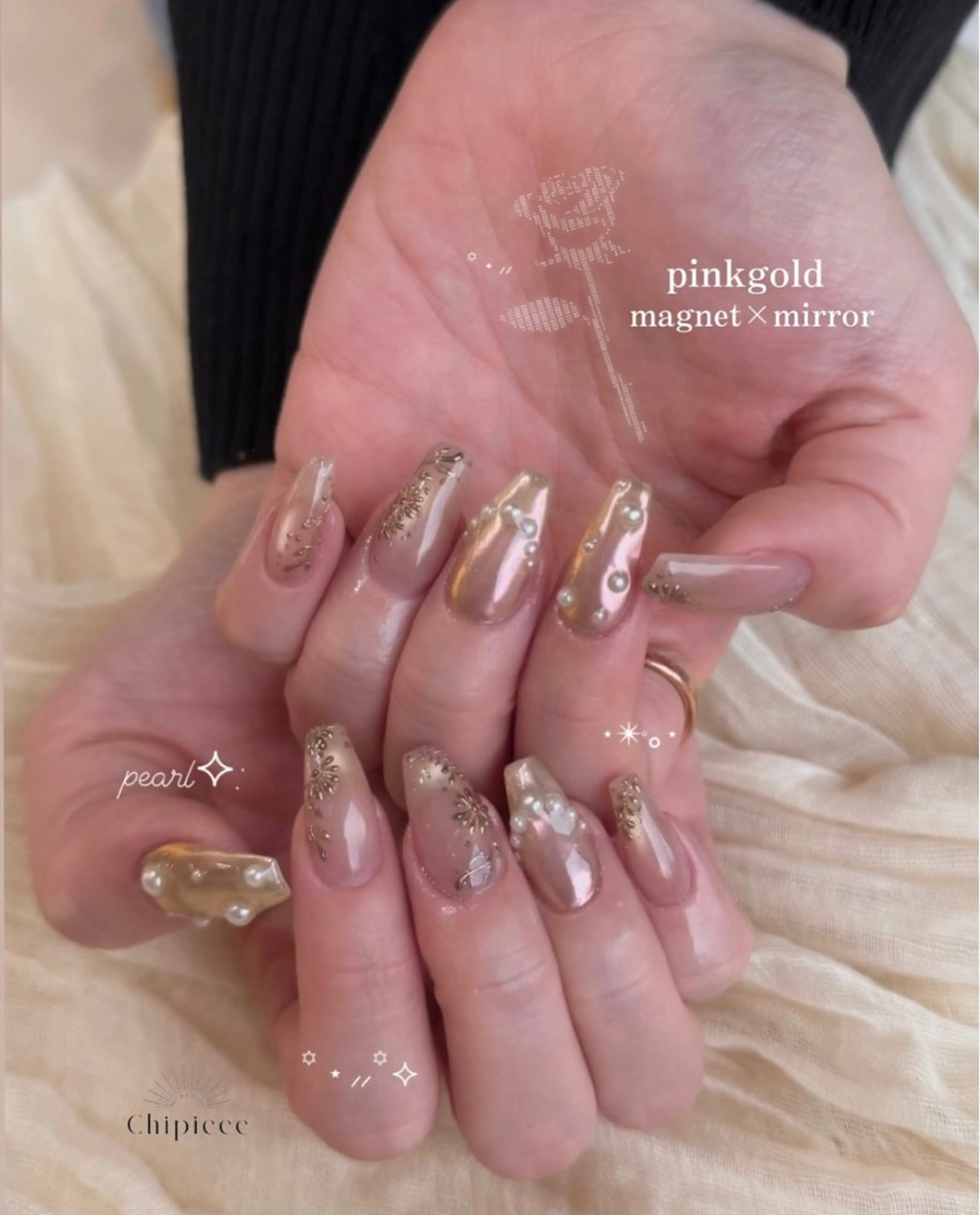 ネイル ハンドネイル chipieee kannaのネイルデザイン