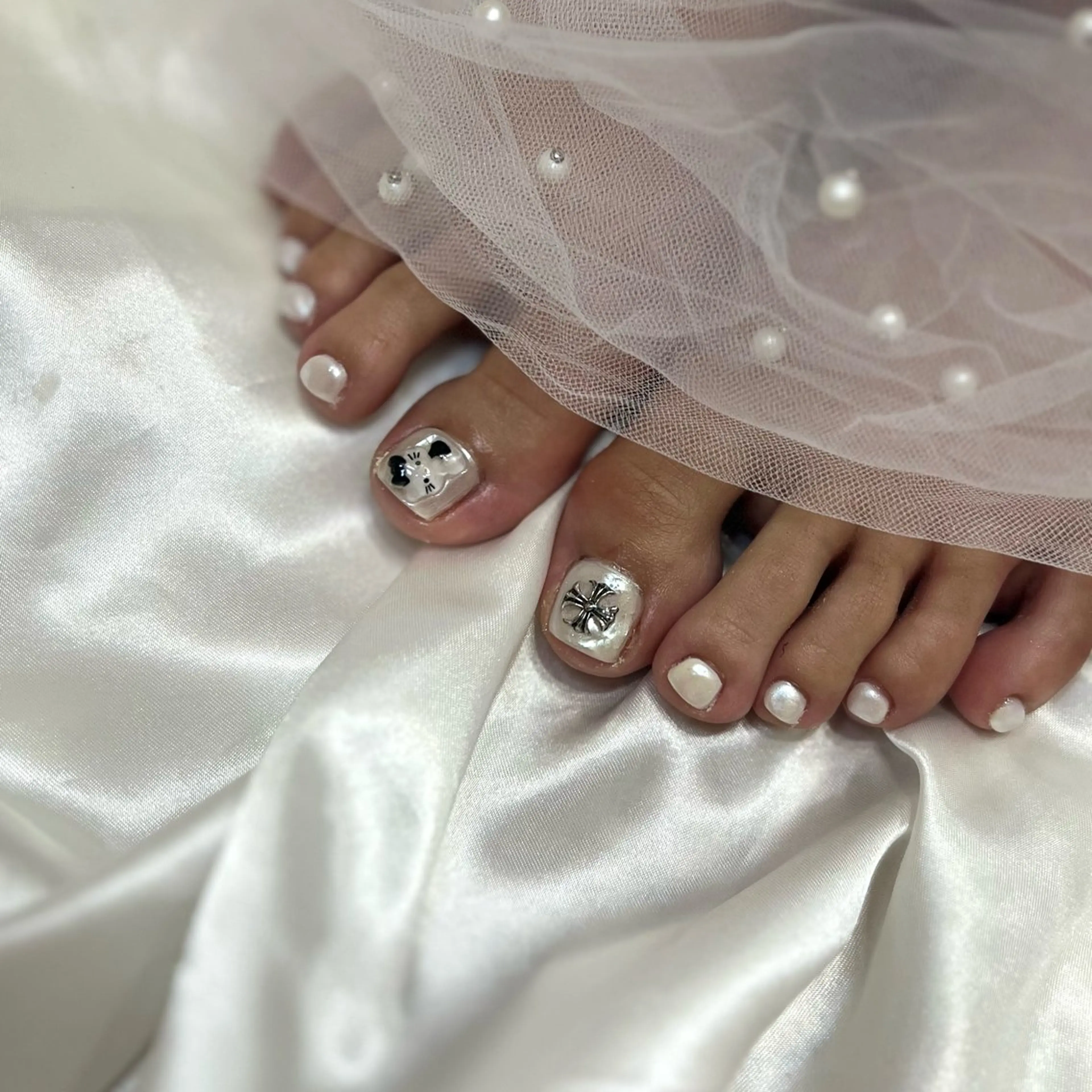 ネイル フットネイル maaya Anela.nailのネイルデザイン