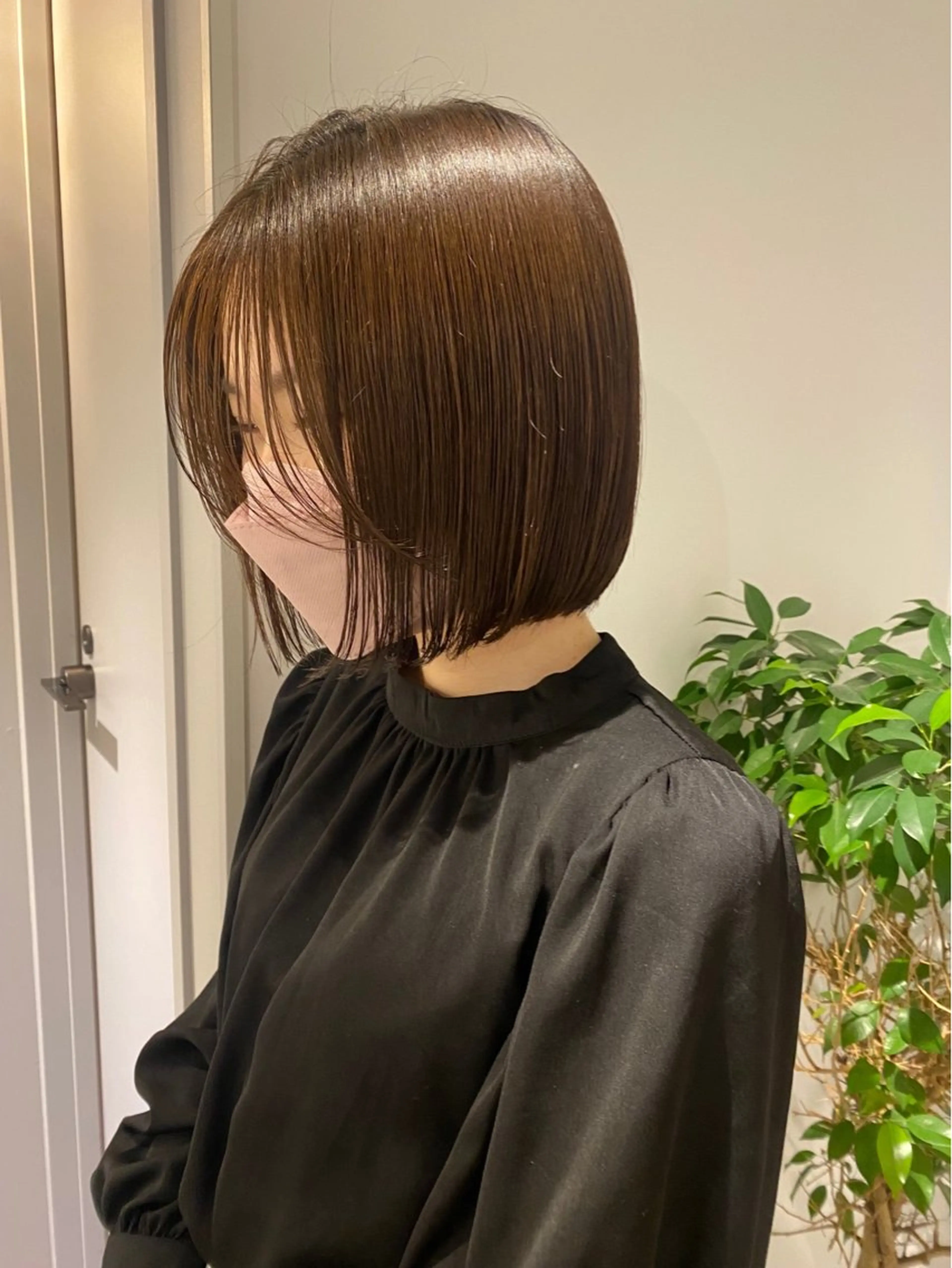 ショート ヘアアレンジ ボブ 🤍似合わせカット/ 艶カラー/表参道🫧のヘアスタイル