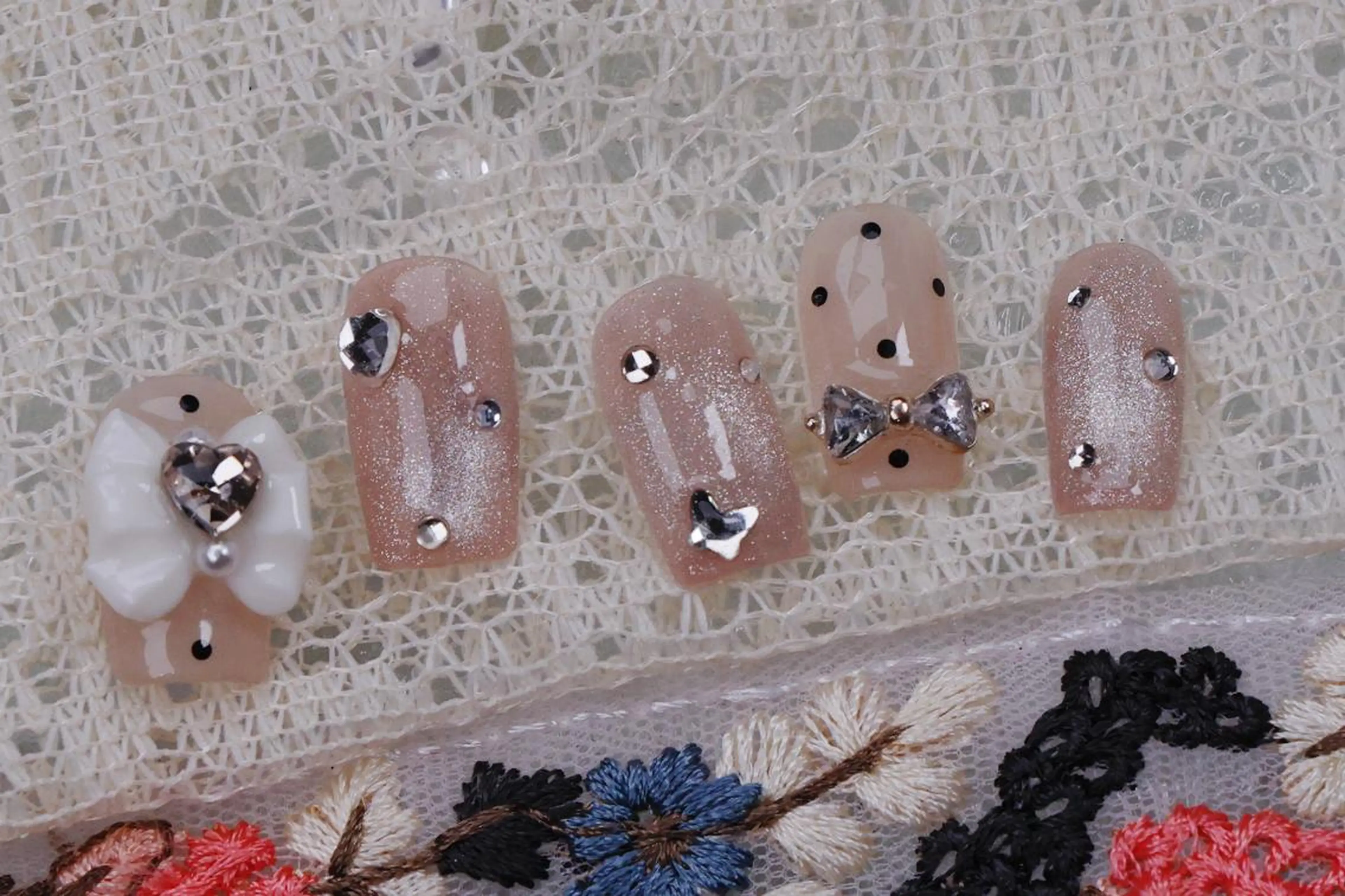 ネイル ハロウィン ロングネイル マグネットネイル スカルプネイル ネイルチップ ハンドネイル MSSugar Nailのネイルデザイン