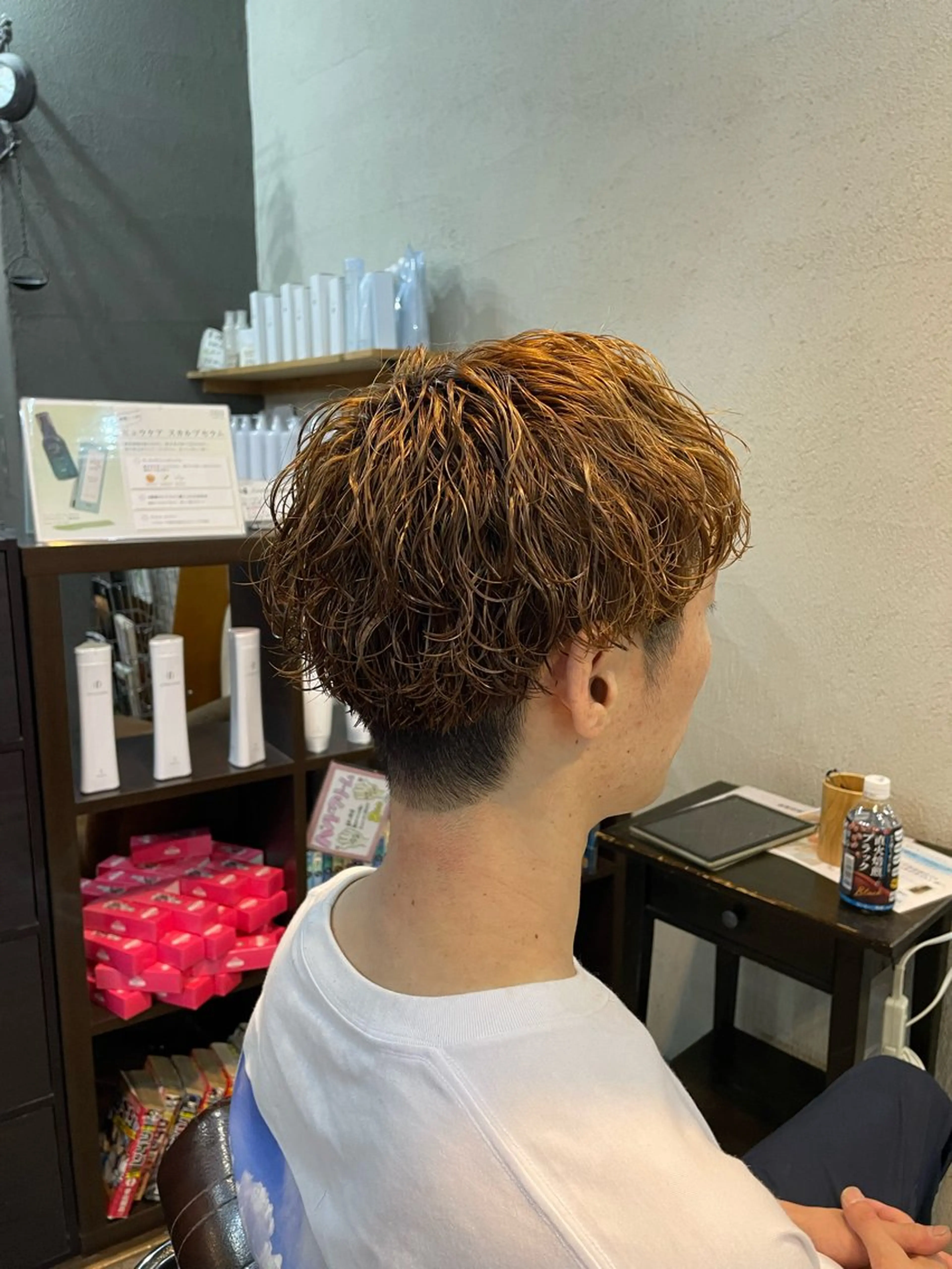 パーマ メンズ 高田 さくらのヘアスタイル