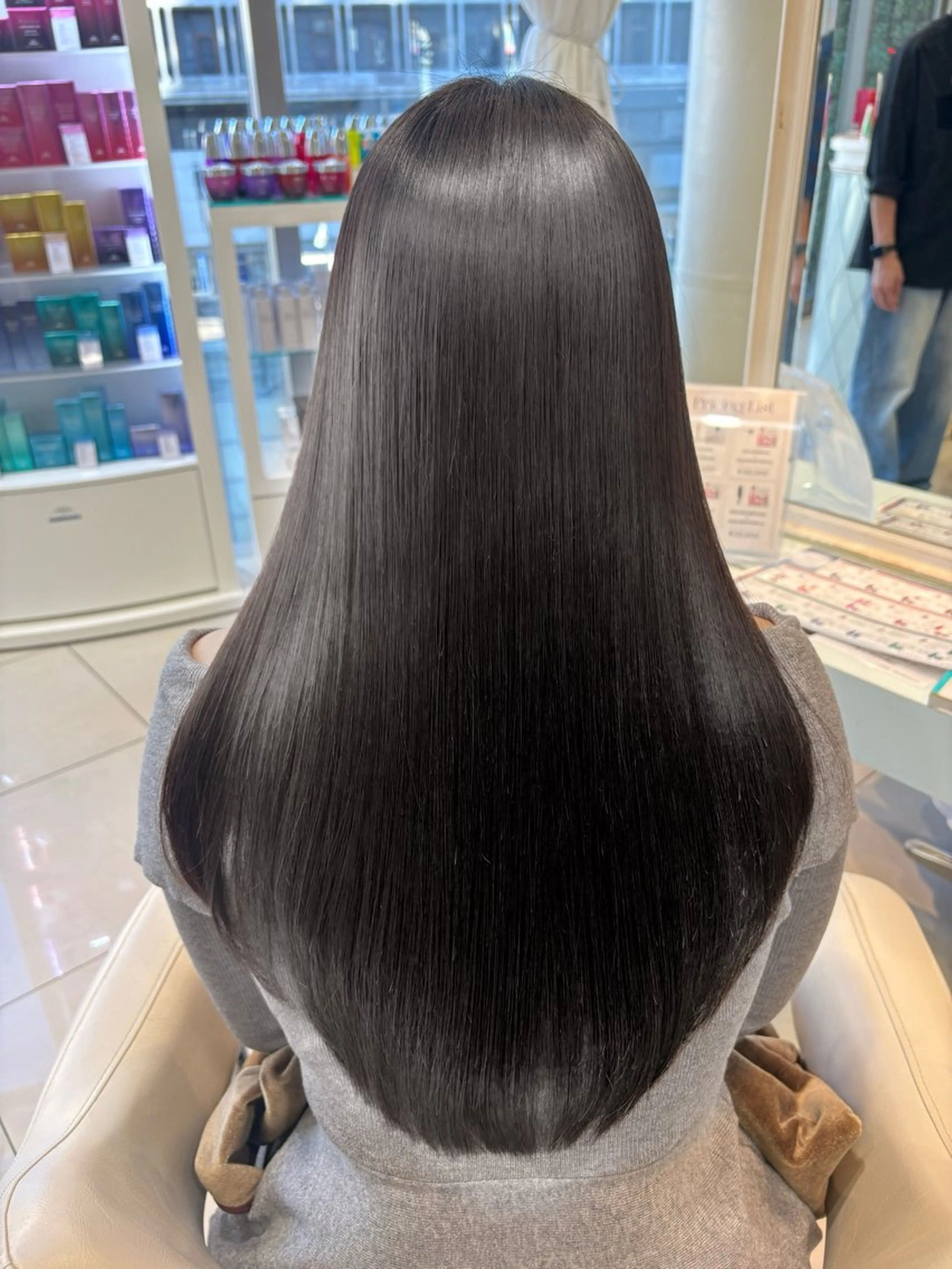 ロング カット トリートメント 💗ブリーチなし 垢抜け💗徳井はやとのヘアスタイル