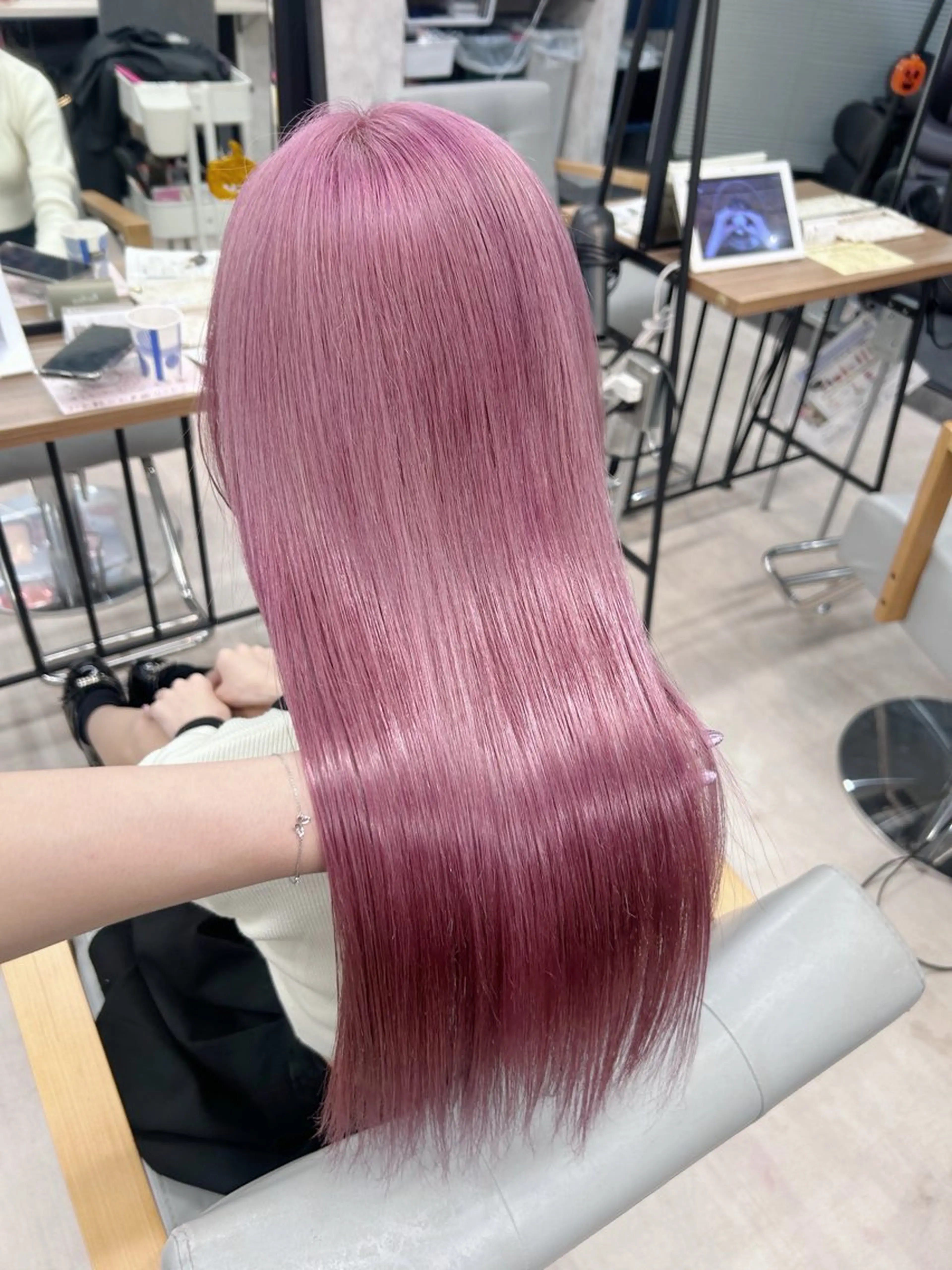セミロング カラー カット ヘアカラー トリートメント 💕ブリーチ/ヘアメ 🎀YUUKAのヘアスタイル