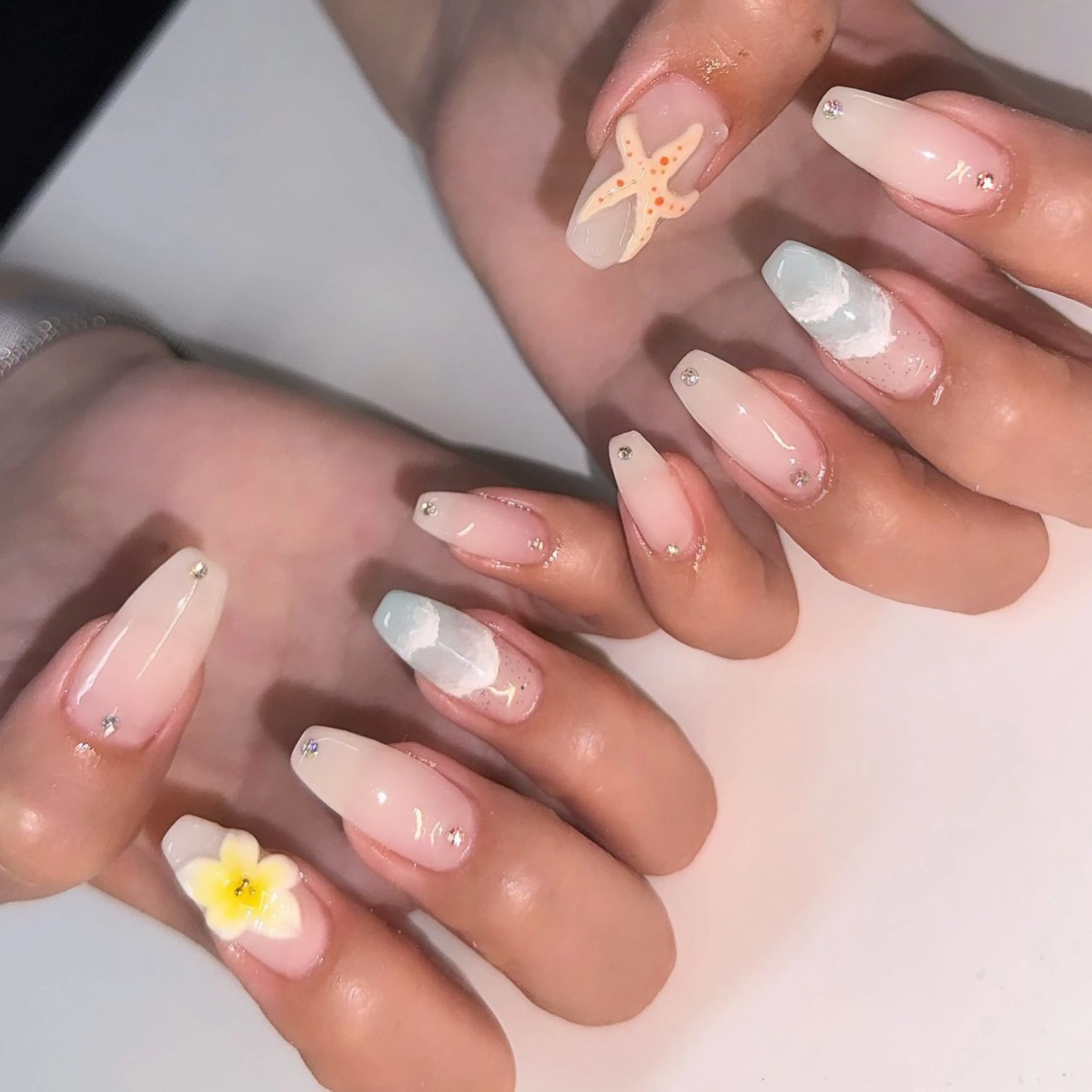 セミロング ハンドネイル Amo所属・Amo nailのネイルデザイン