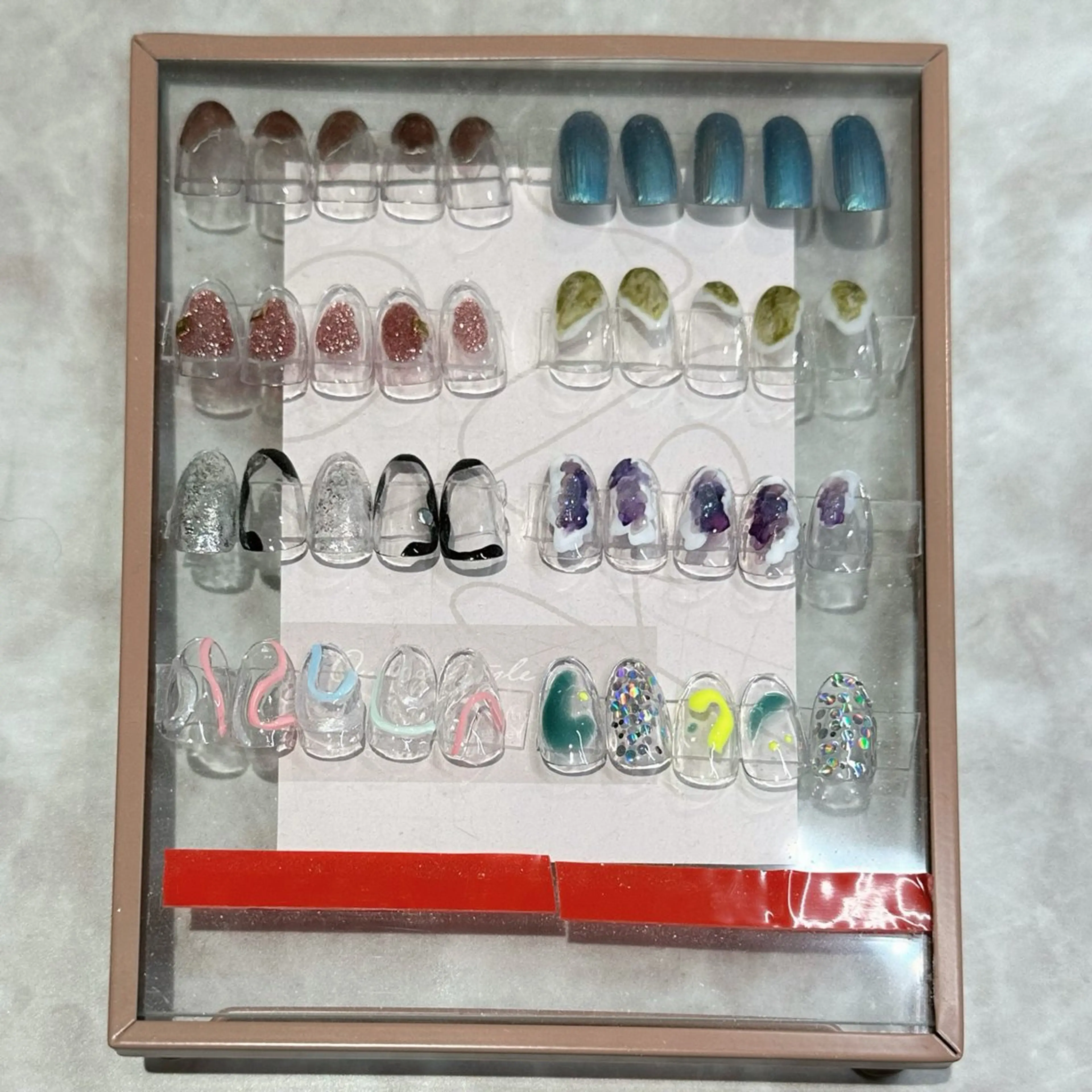 ネイル クリアネイル ニュアンスネイル erinca nail所属・圦本 有紀のネイルデザイン