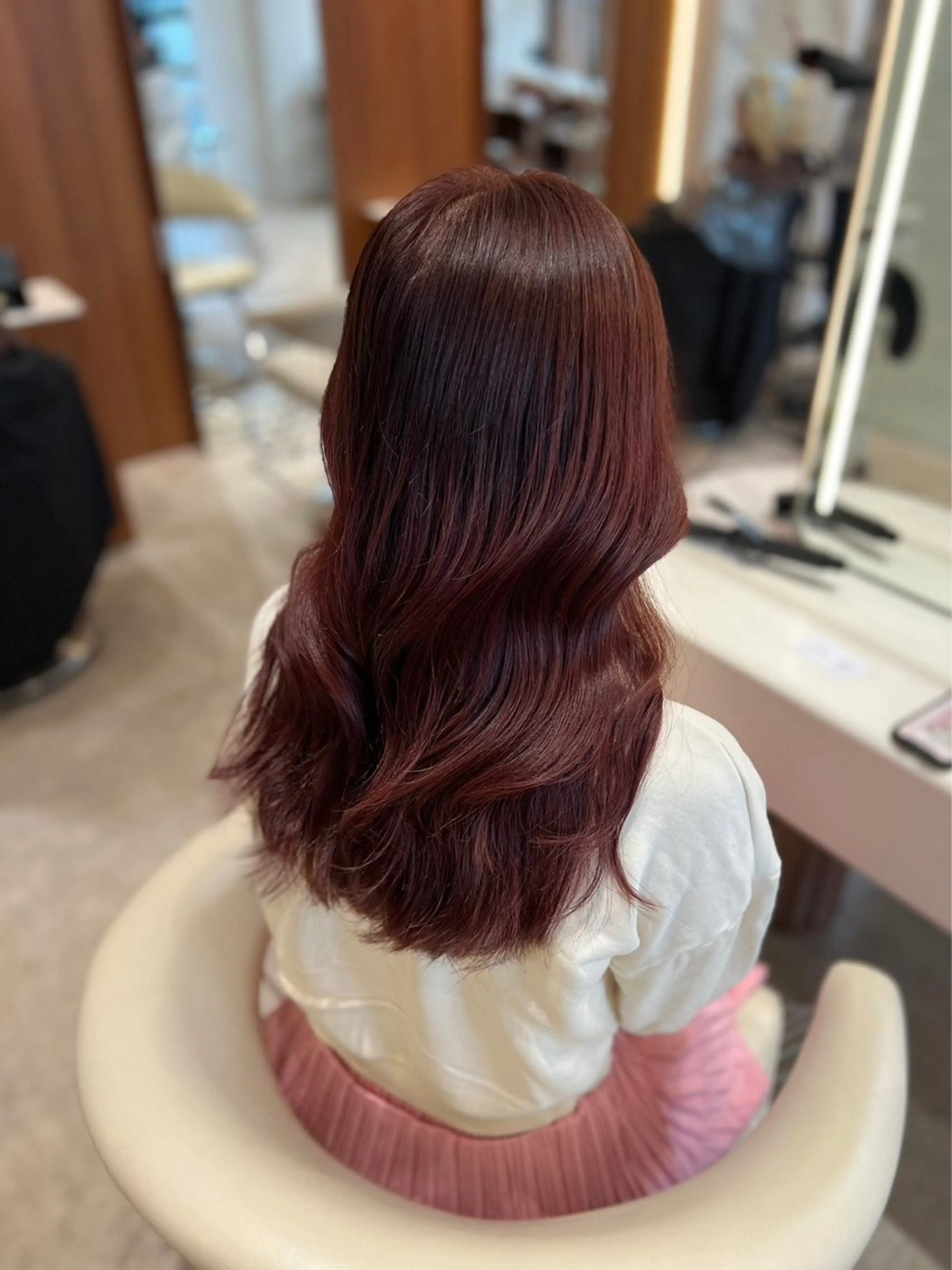 セミロング カラー RAFTOKYO 渋谷所属・RAFTOKYO 小林  梓のヘアスタイル