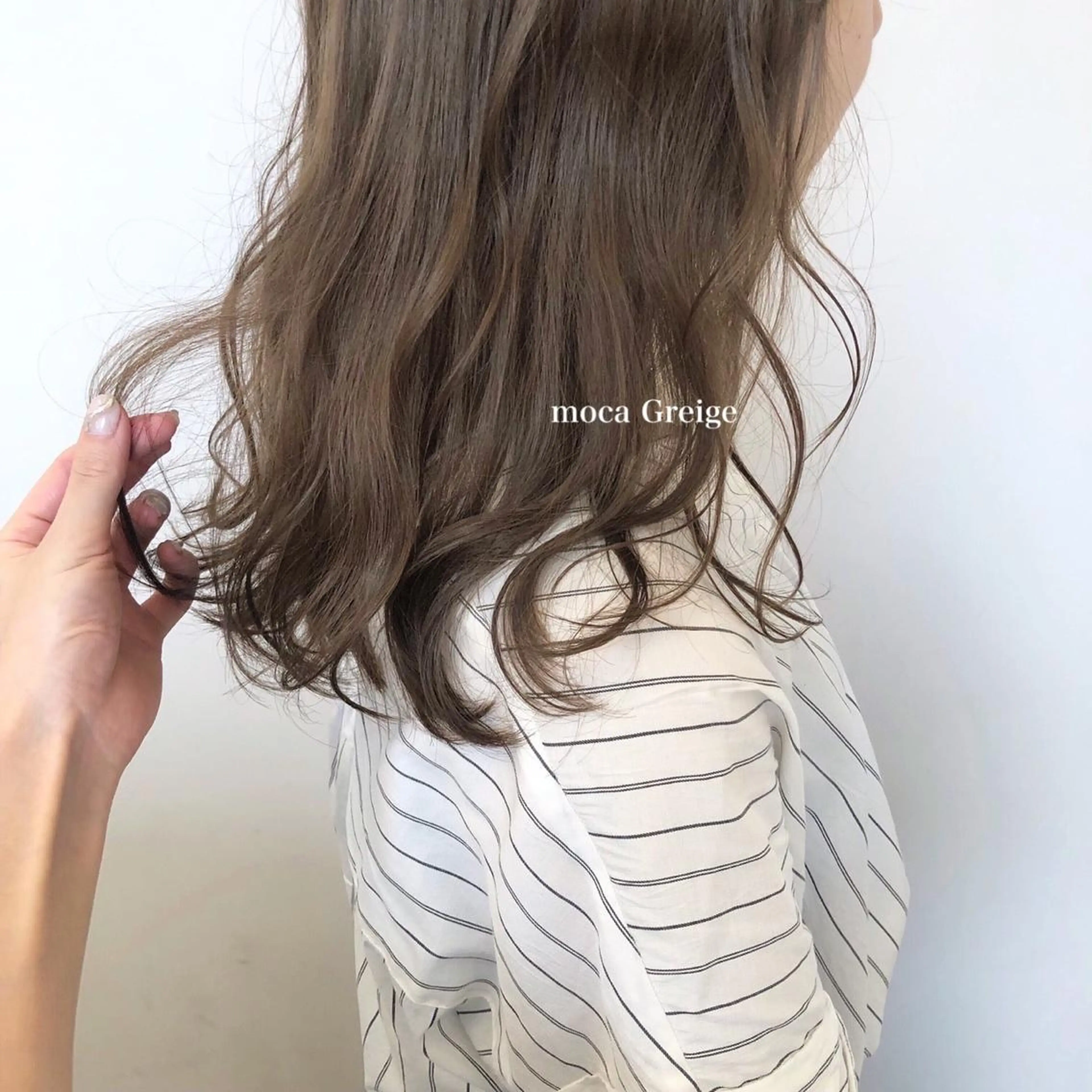 セミロング カラー 透明感カラー Parve Mix /頓宮 稚愛🤍のヘアスタイル