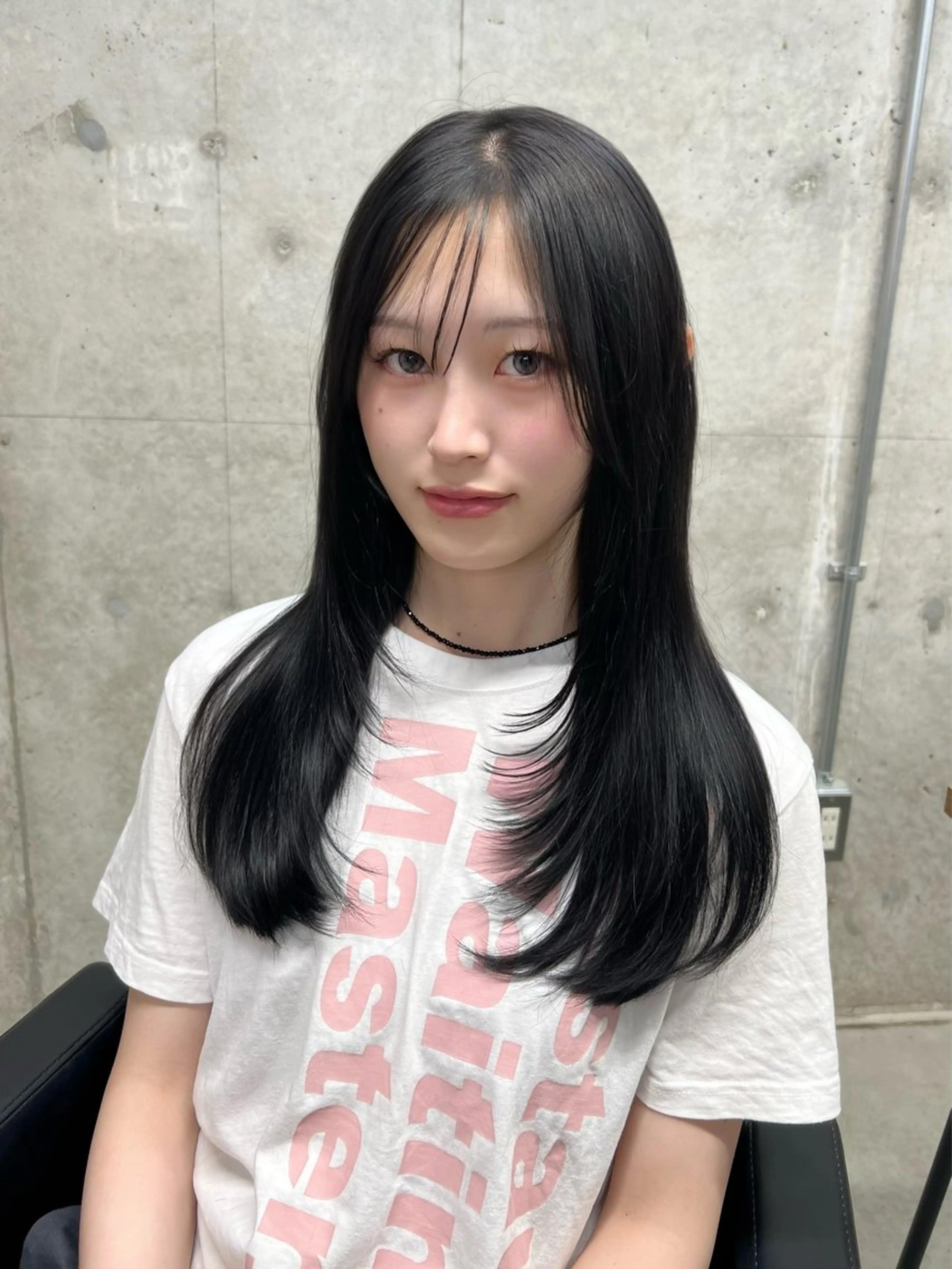 ロング ハイレイヤー レイヤーカット カット ヘアカラー lafit kaedeのヘアスタイル