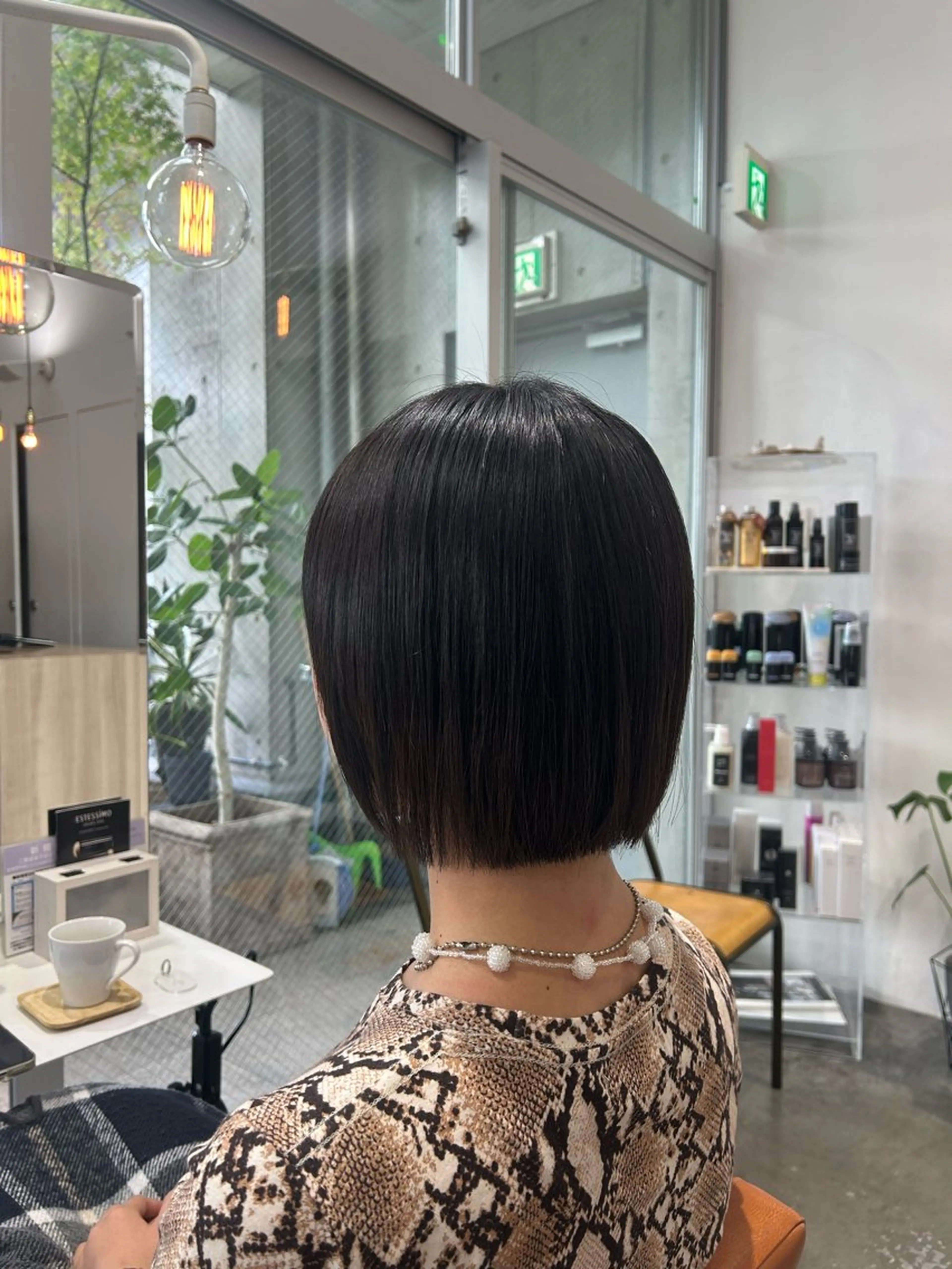 ショート ボブ 縮毛矯正 🥀折原 愛優🥀のヘアスタイル