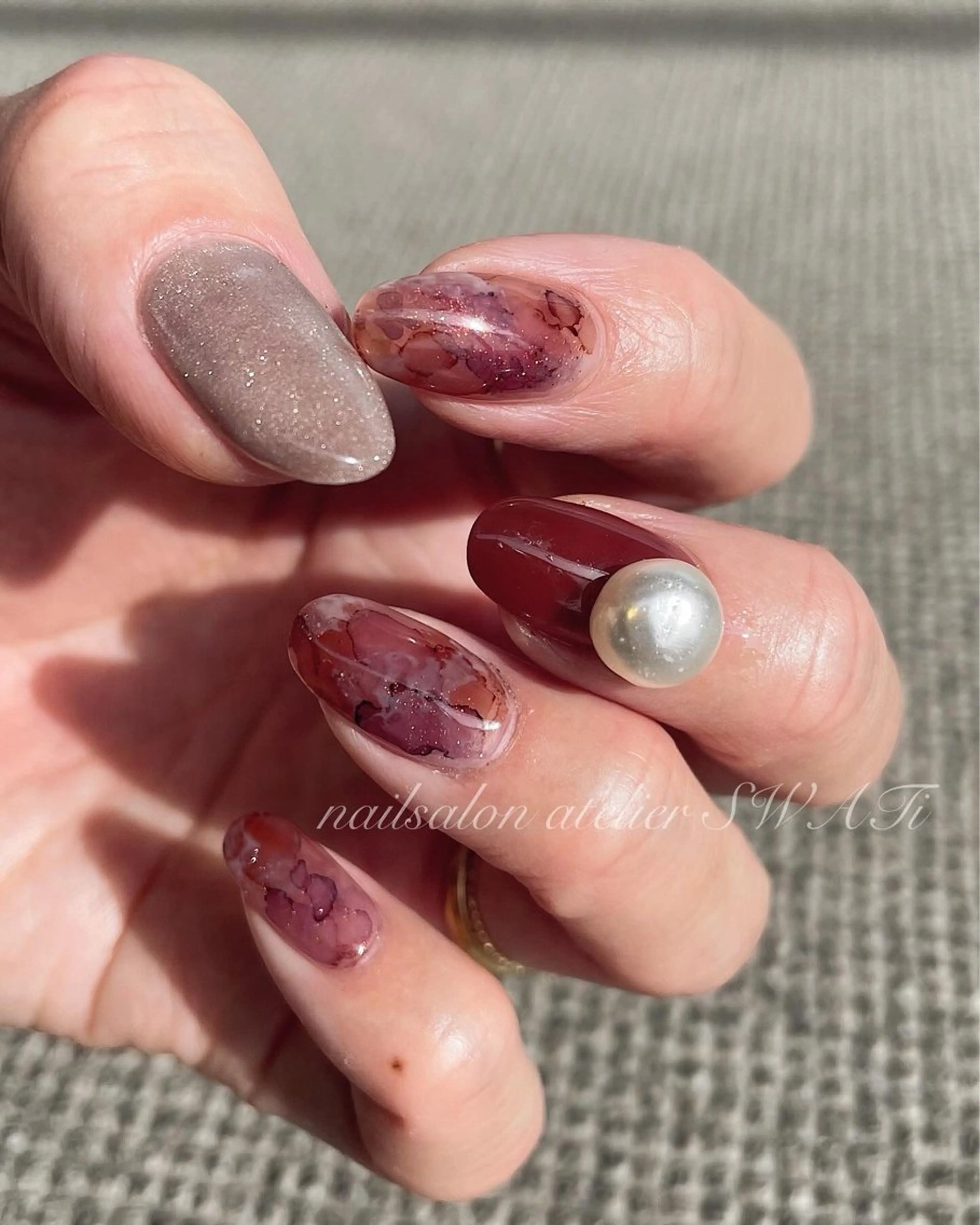 ネイル ヘアーサロン大野所属・nailsalon SWATiのネイルデザイン