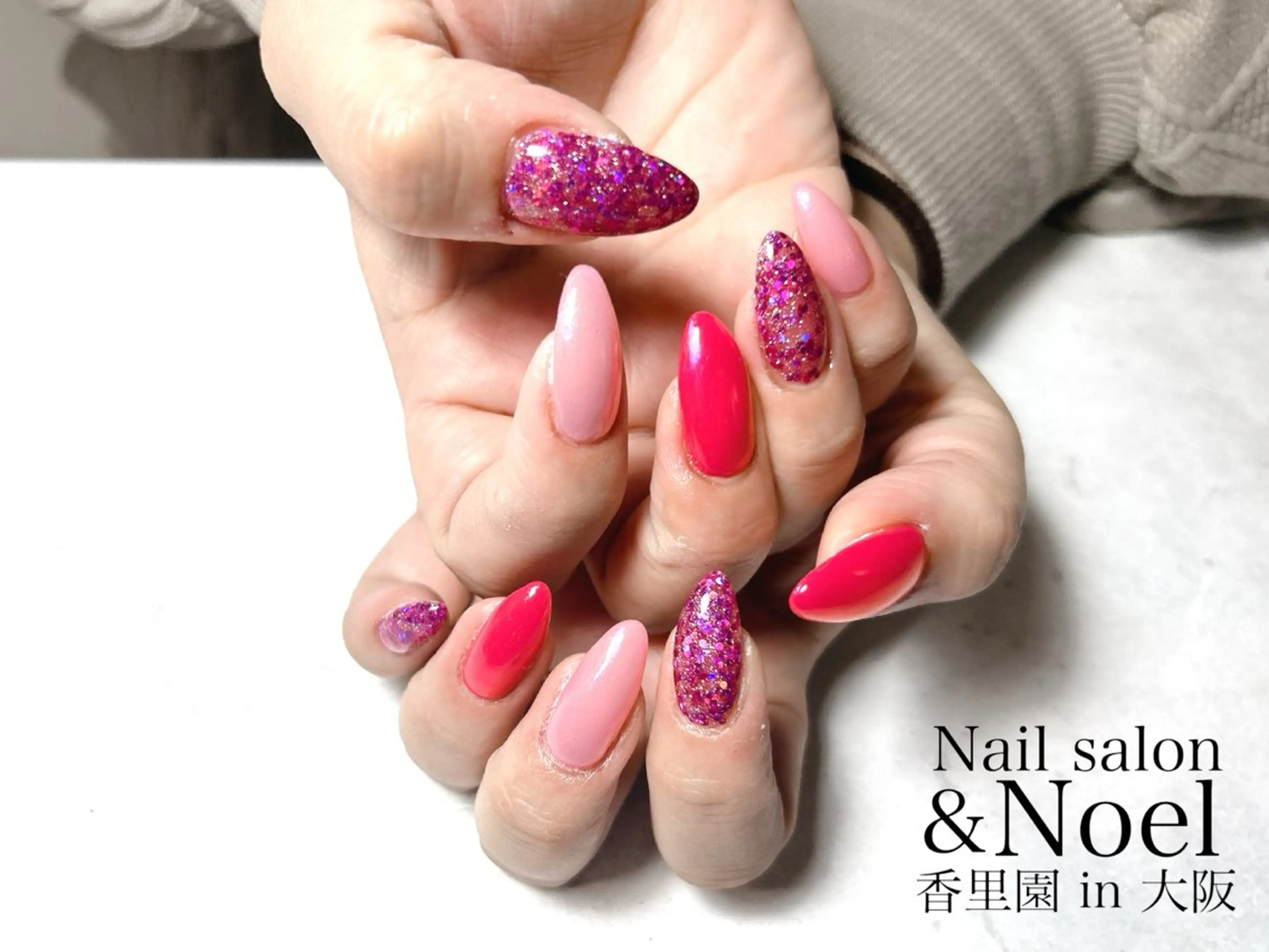 ネイル ハンドネイル Nailsalon  &Noel所属・もも 🍑のネイルデザイン