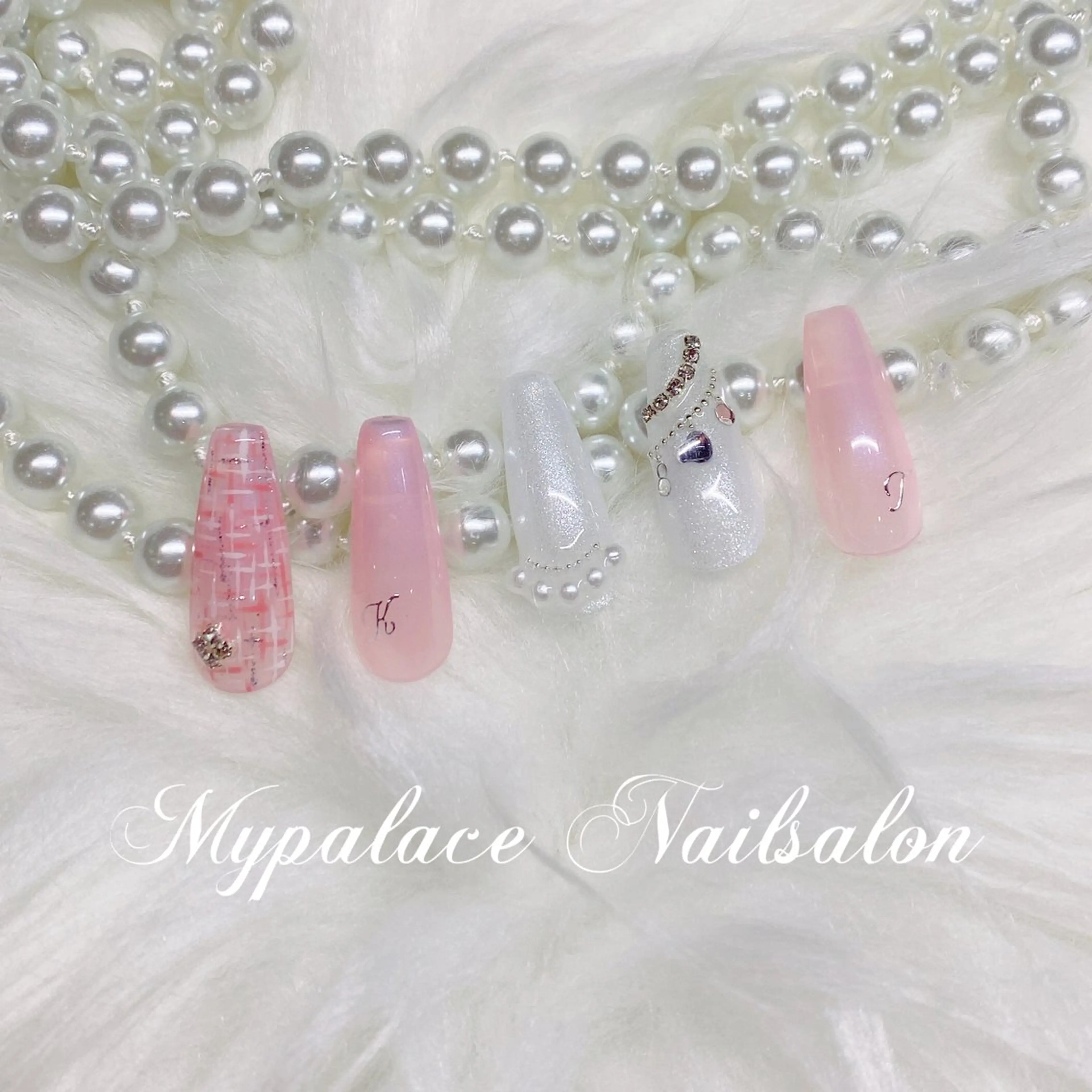 ネイル ツイードネイル ハンドネイル Yuis Nailスカルプ専門のネイルデザイン