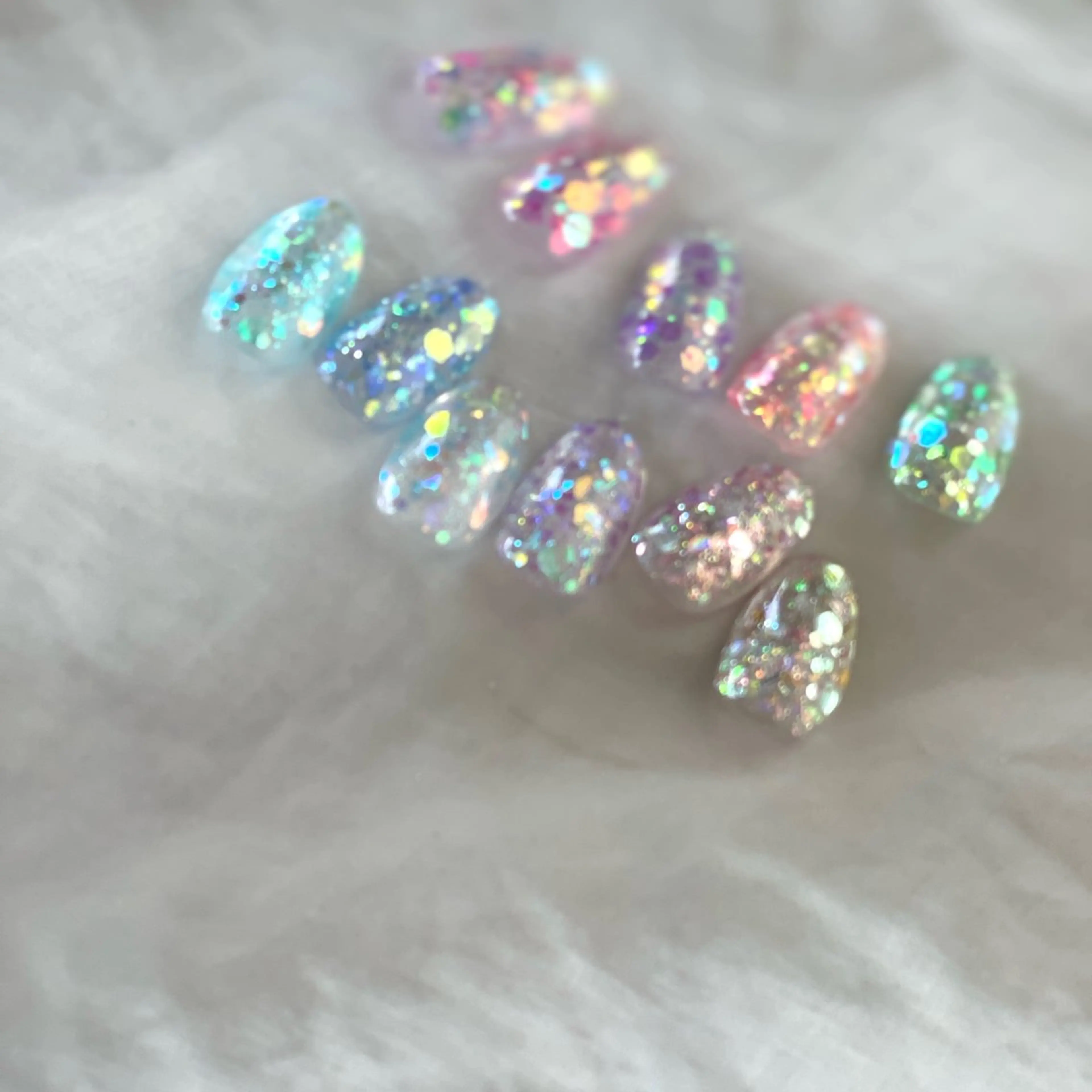 ホログラムワンカラー🌟オフの有無、フットorハンドご希望の方を記載してご予約お願いいたします。の写真