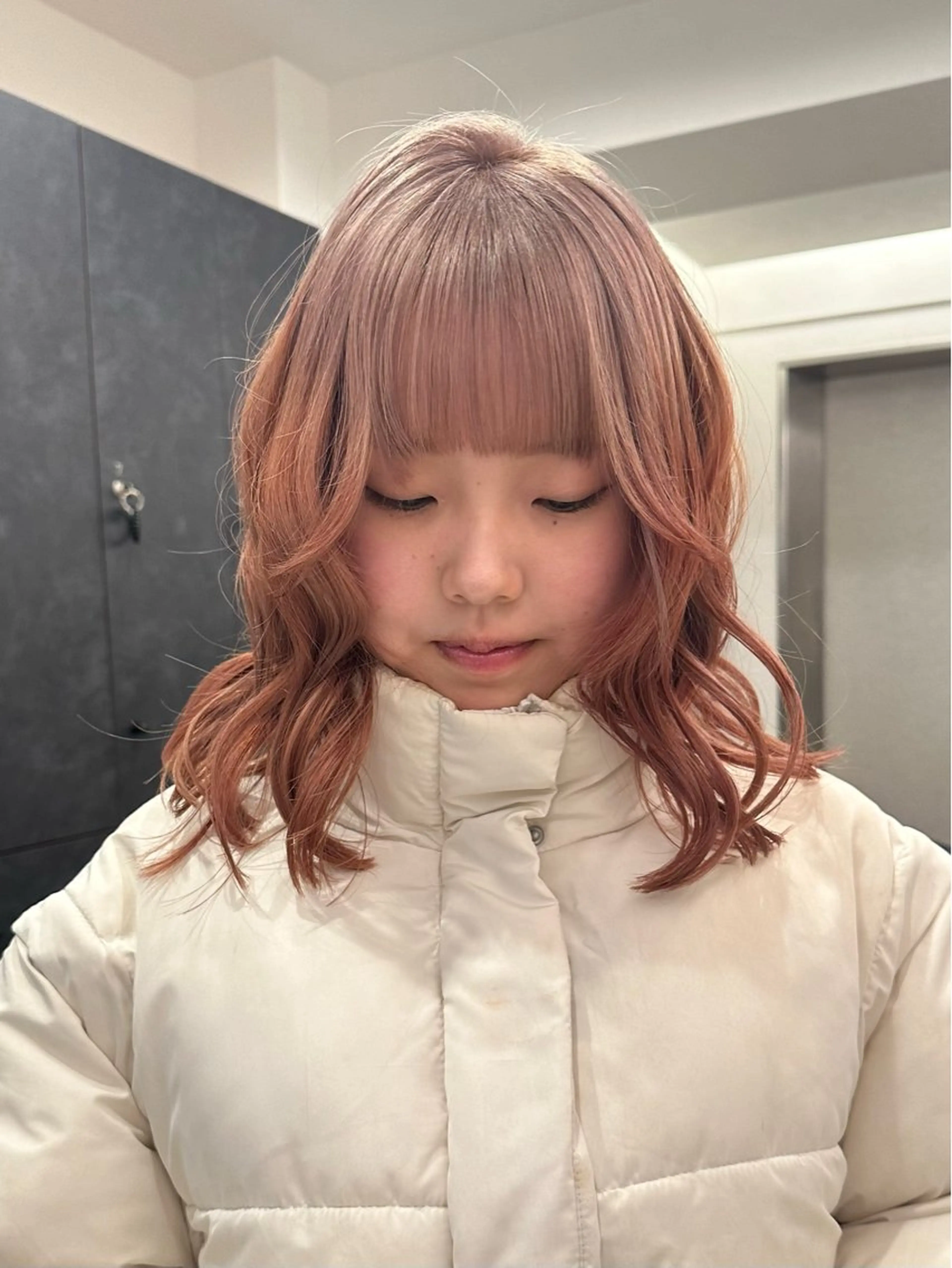 ミディアム カラー ヘアカラー トリートメント 銀座/ヘアセット シマムラ ミホのヘアスタイル