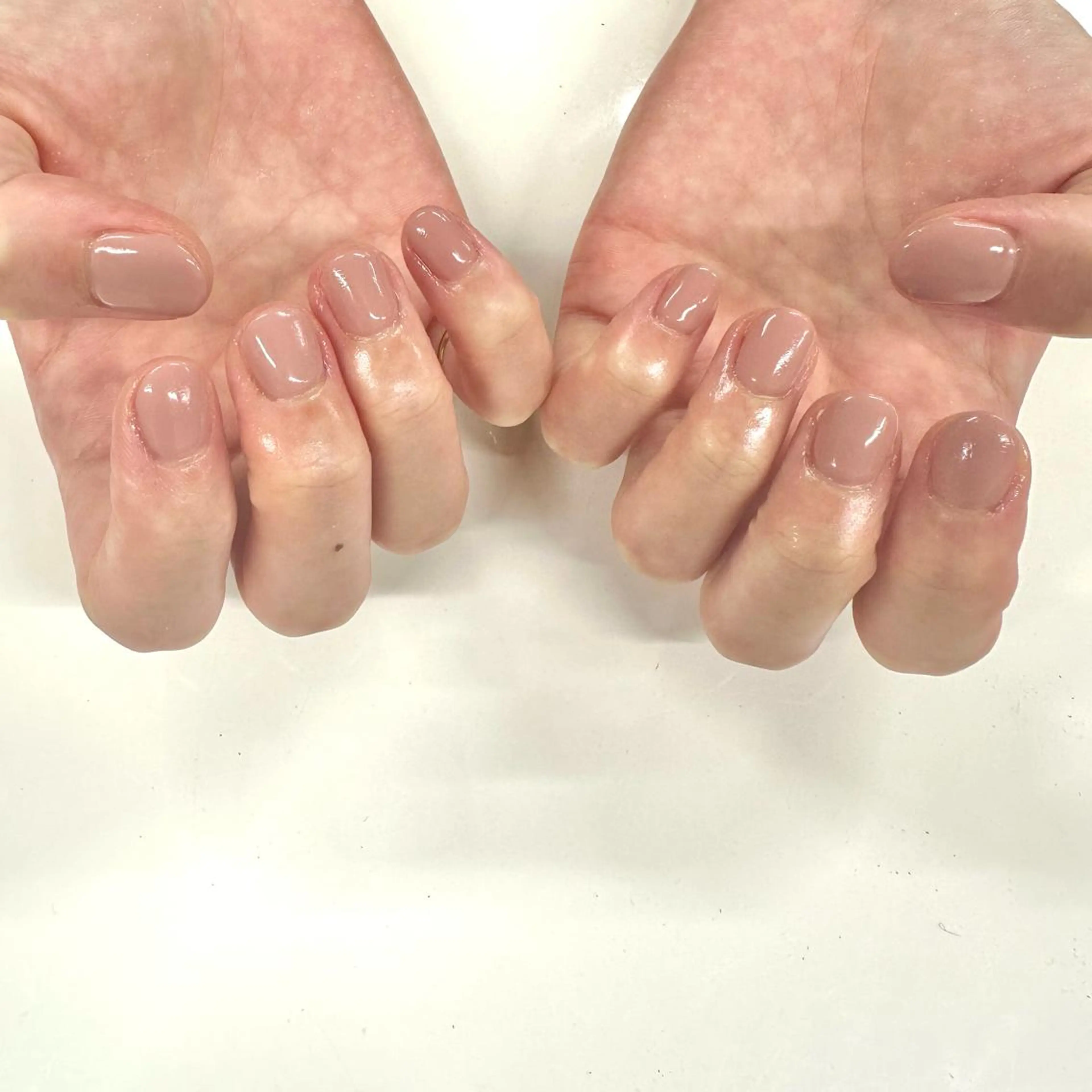 ネイル オフィスネイル ワンカラーネイル シンプルネイル Richelle eyelash&nail池袋店 【リシェルアイラッシュ&ネイル】所属・リシェル 明香莉のネイルデザイン