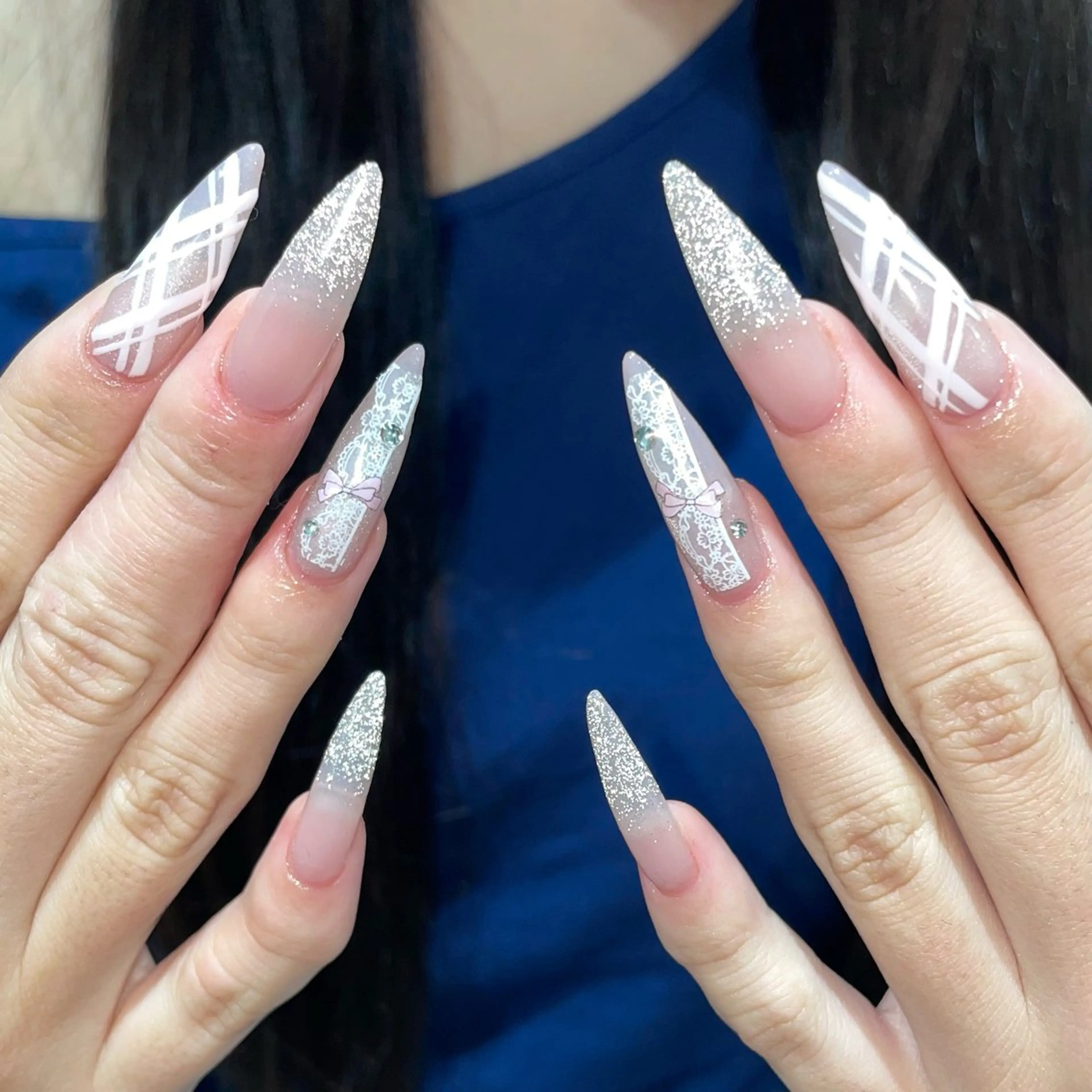 ネイル ハンドネイル IROHA NAIL Kurumi🪽🫧のネイルデザイン