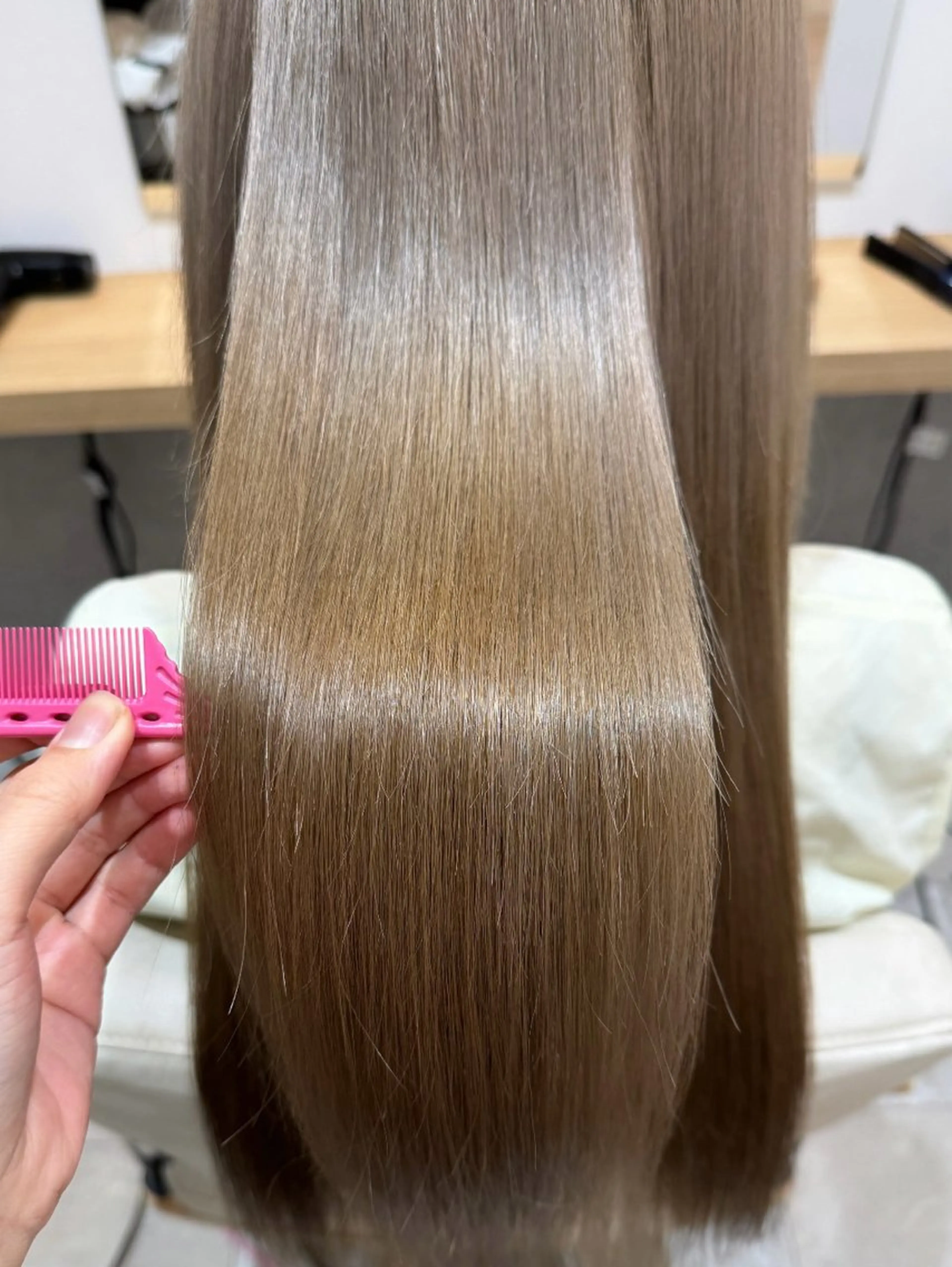 ロング トリートメント 酸熱トリートメント Lond Bloom所属・🎀はるか ブリーチ なしダブルカラー🎀のヘアスタイル