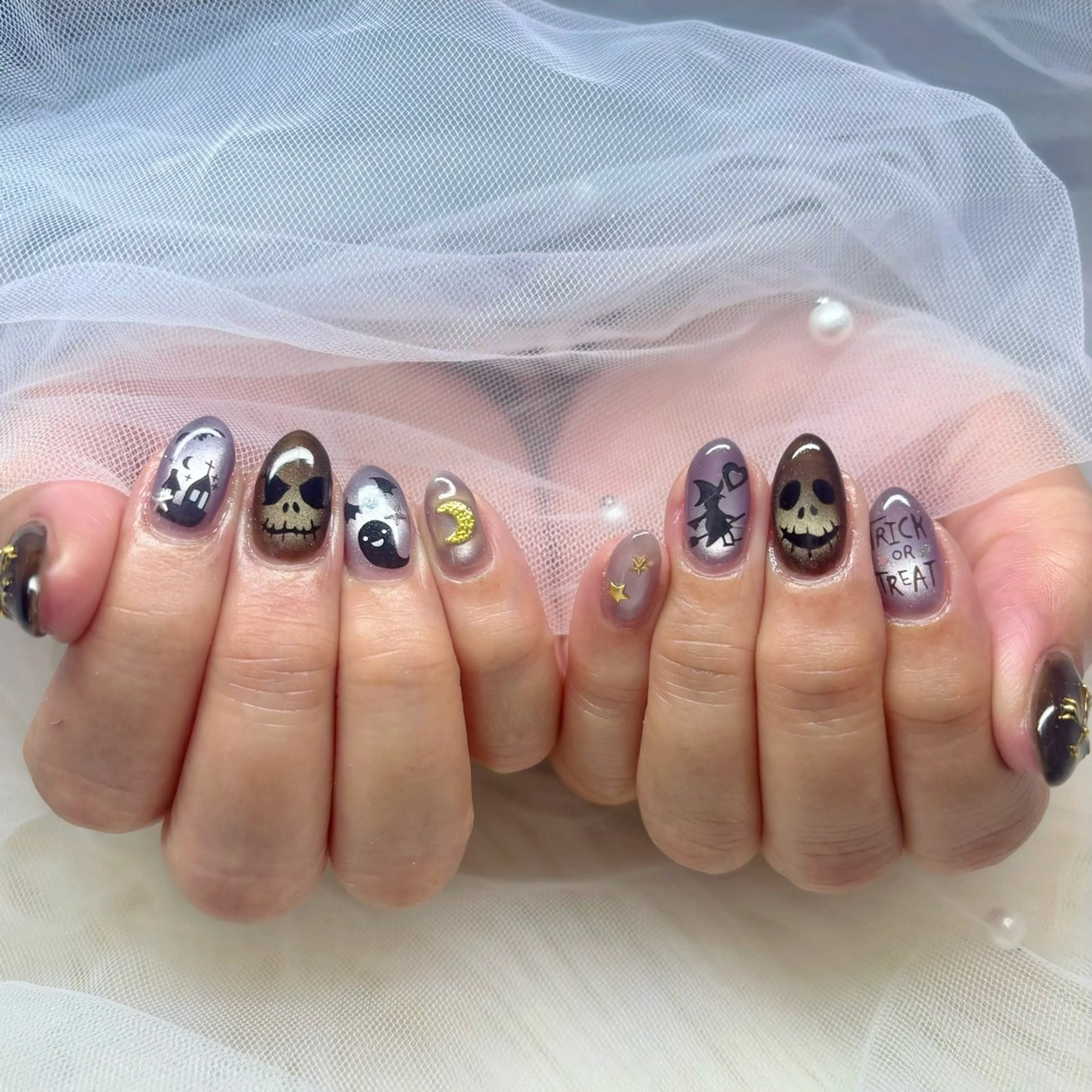 ネイル 持ち込み ハンドネイル Yuna🩵 RE:N.Nailのネイルデザイン