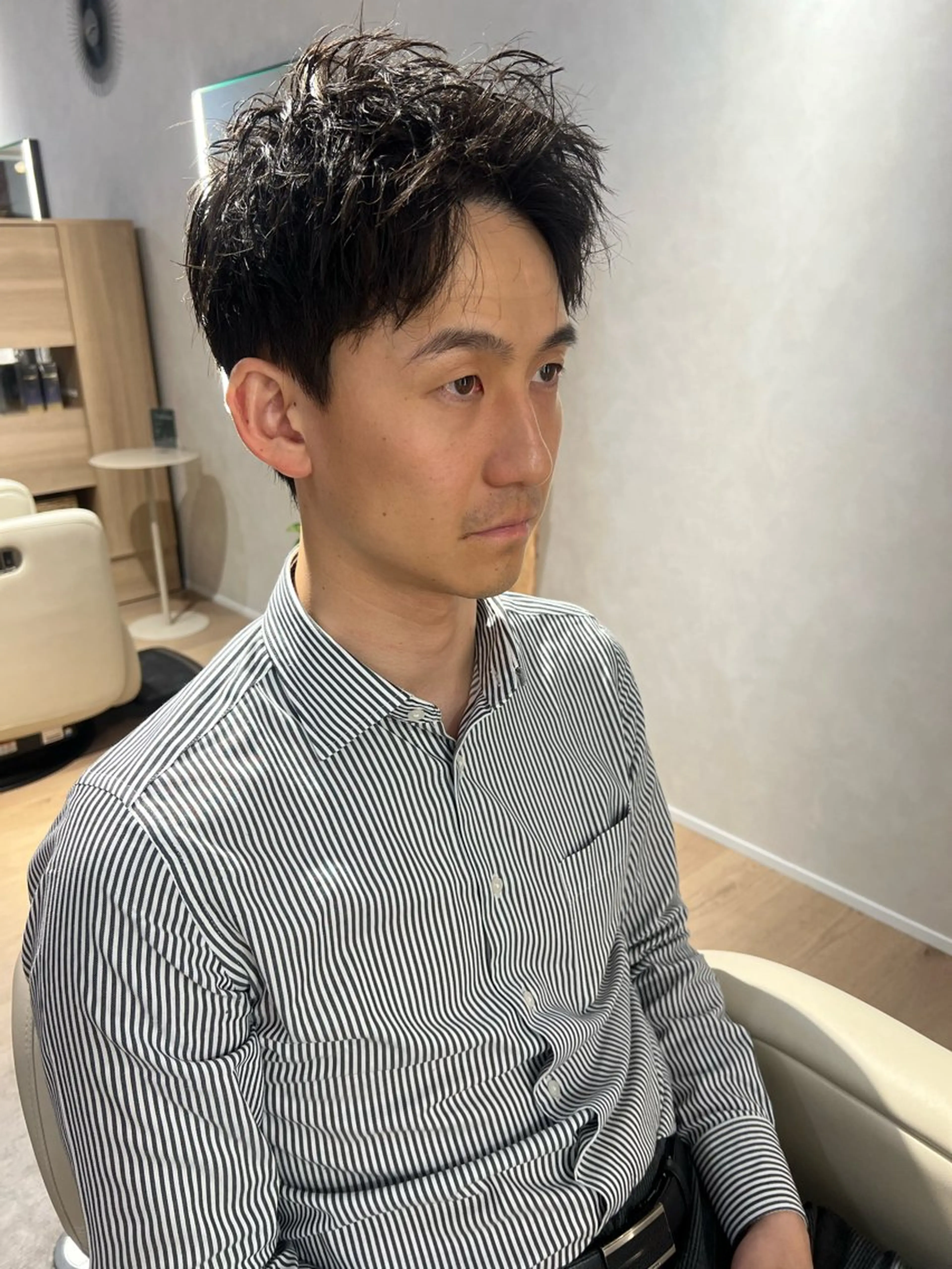 ショート メンズ カット unopulir Vamos店所属・梅田茶屋町メンズ 専門美容師 山元一平のヘアスタイル