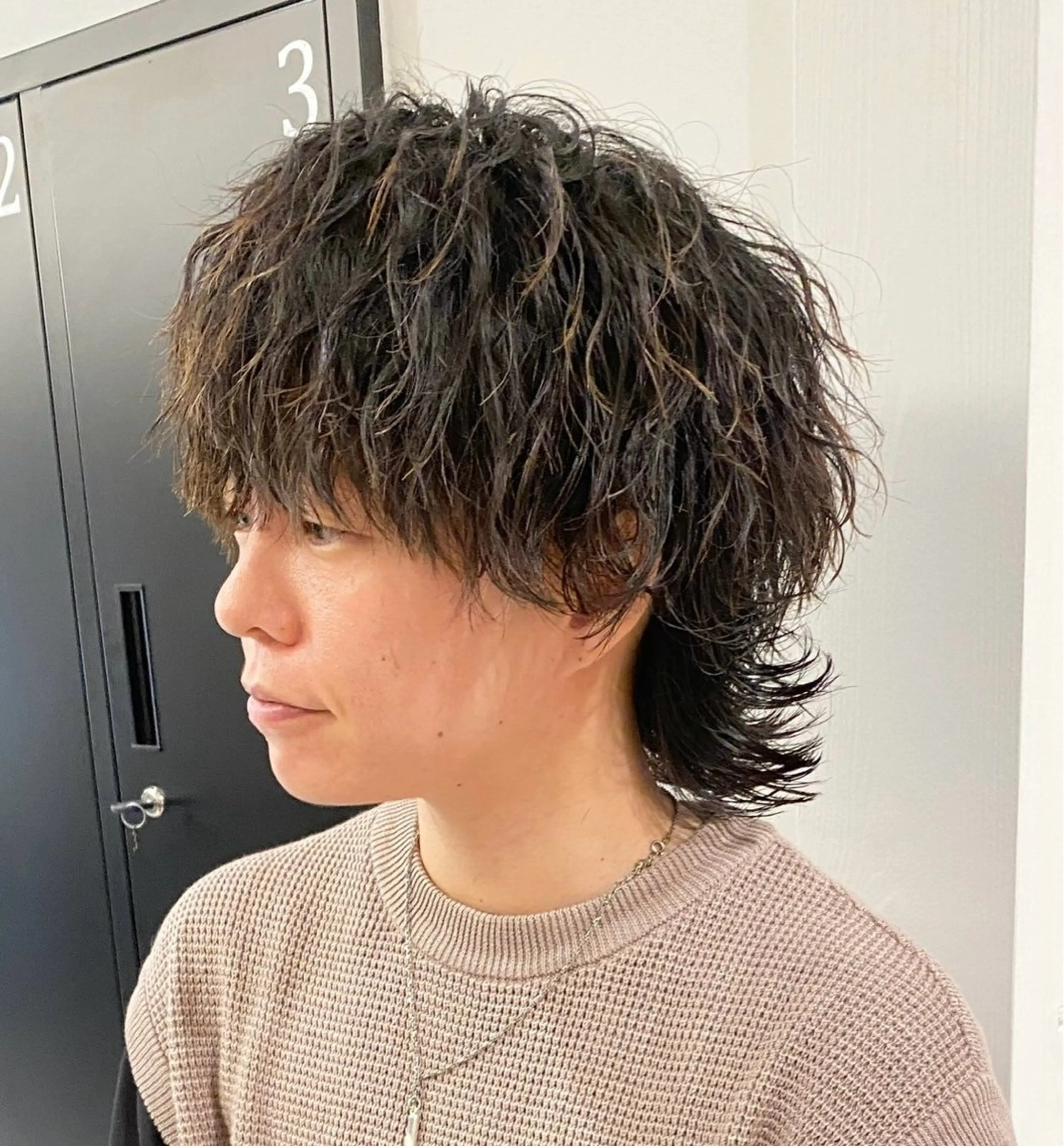 パーマ ツイストスパイラルパーマ ウルフカット スパイラルパーマ メンズパーマ/メンズ カット/伊藤　げんのヘアスタイル