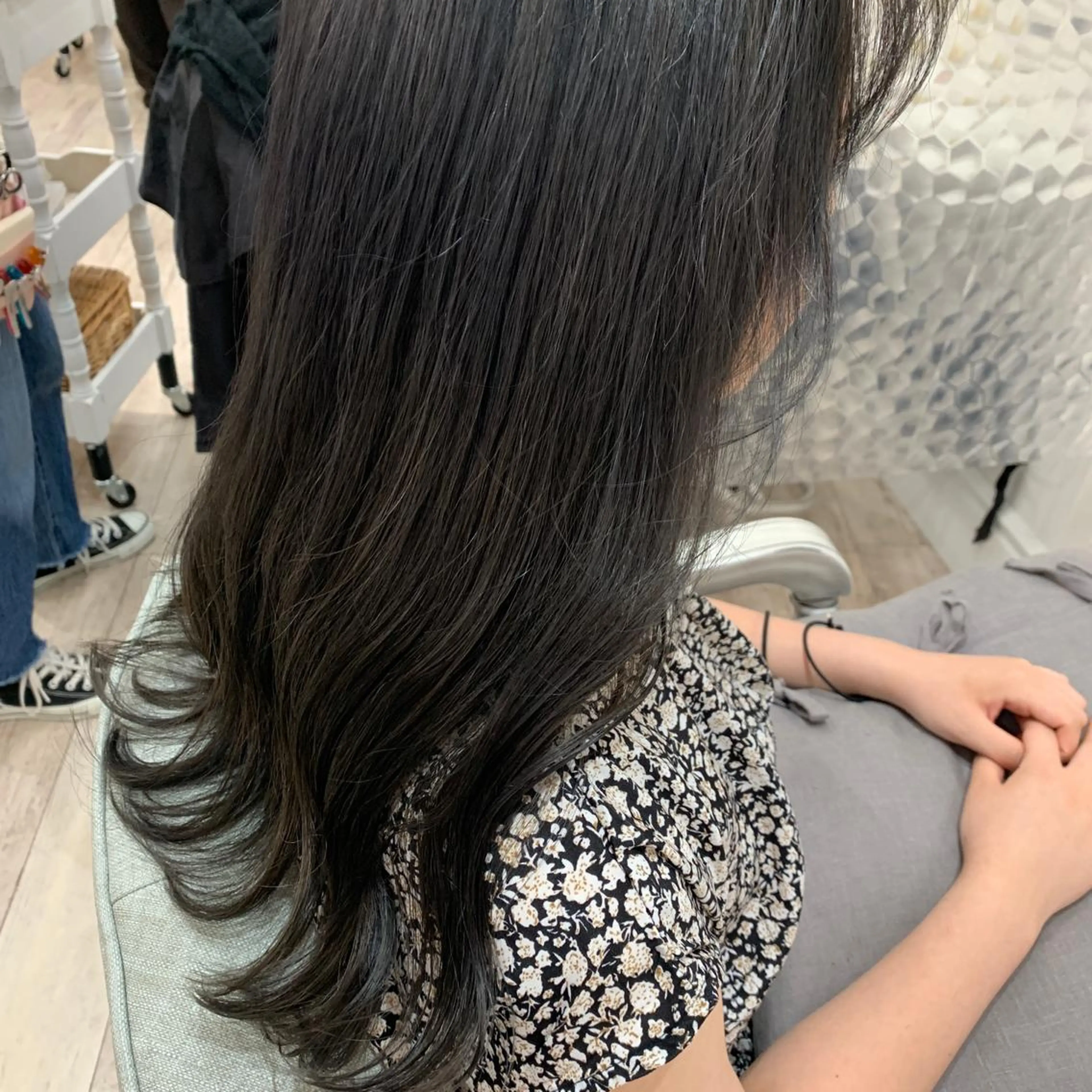 ロング カラー カット ヘアカラー HARUKA韓国ヘア /Luana梅田のヘアスタイル