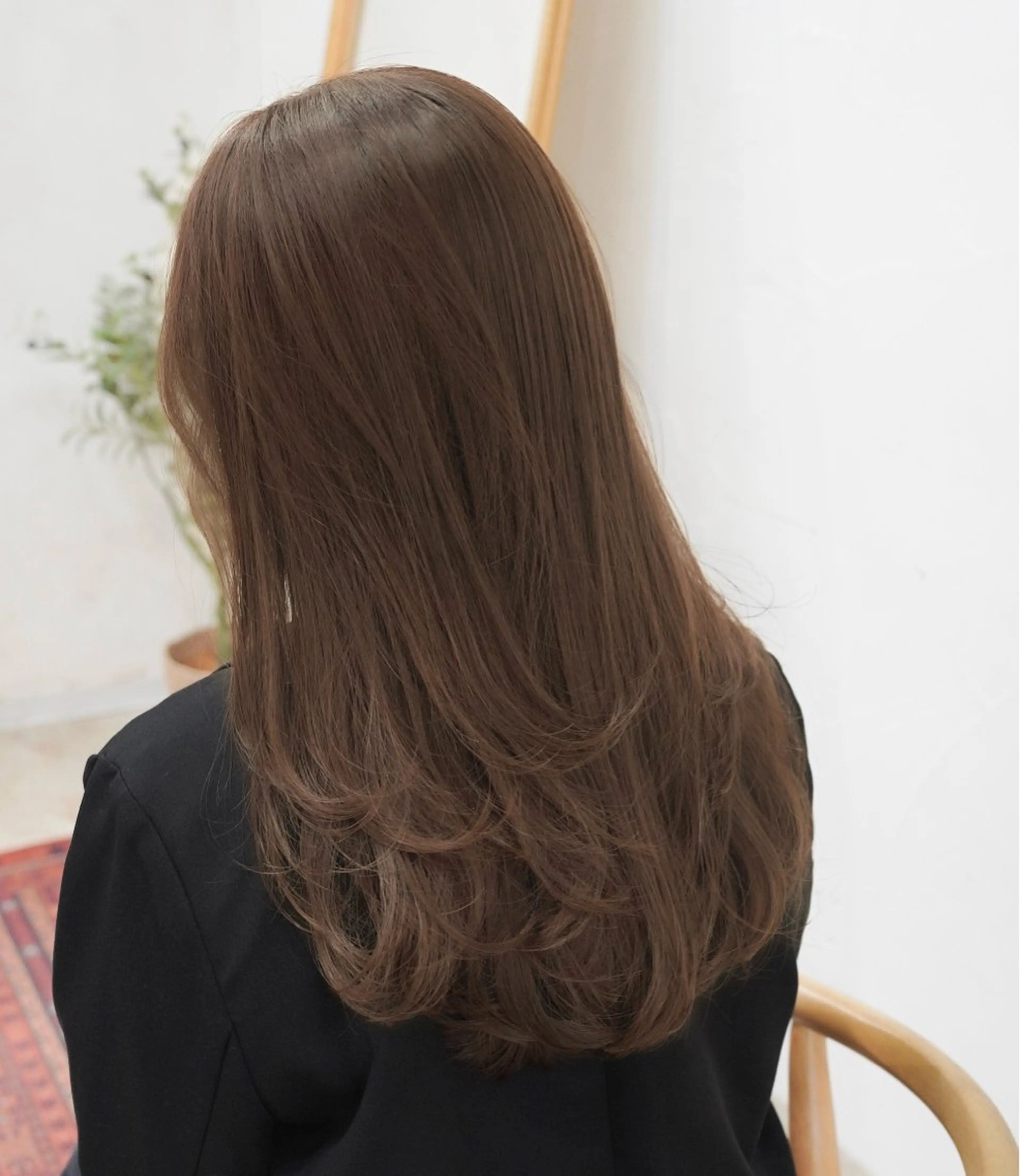 ミディアム レイヤーカット カット ヘアカラー ショート満足度 100%🍁nagiのヘアスタイル