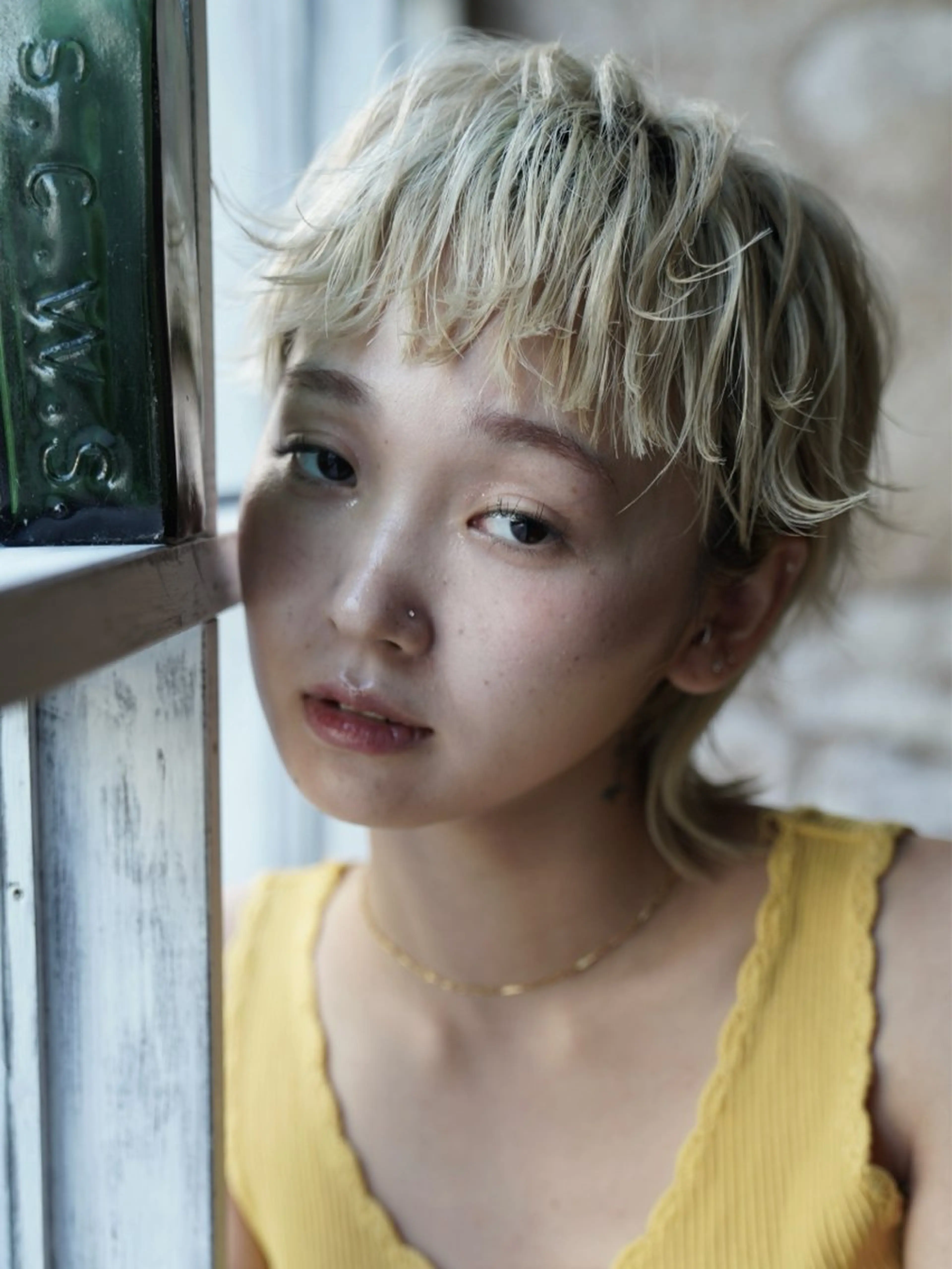 ショート カラー ハイトーンカラー ショートヘア カット ヘアカラー 🦖ショート特化🦖 izumiのヘアスタイル