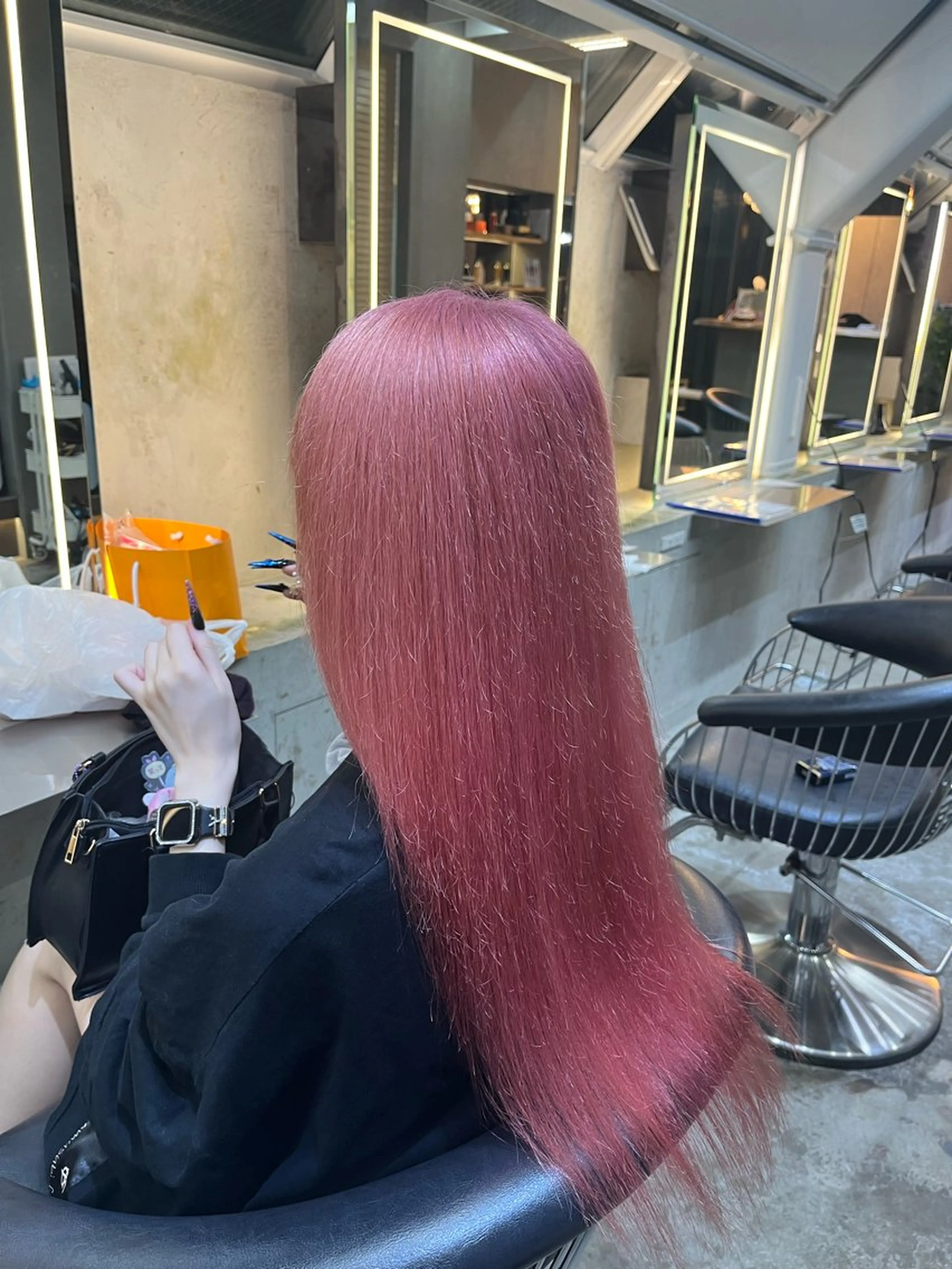 ロング ヘアカラー トリートメント ダブルカラー /垣尾颯大のヘアスタイル