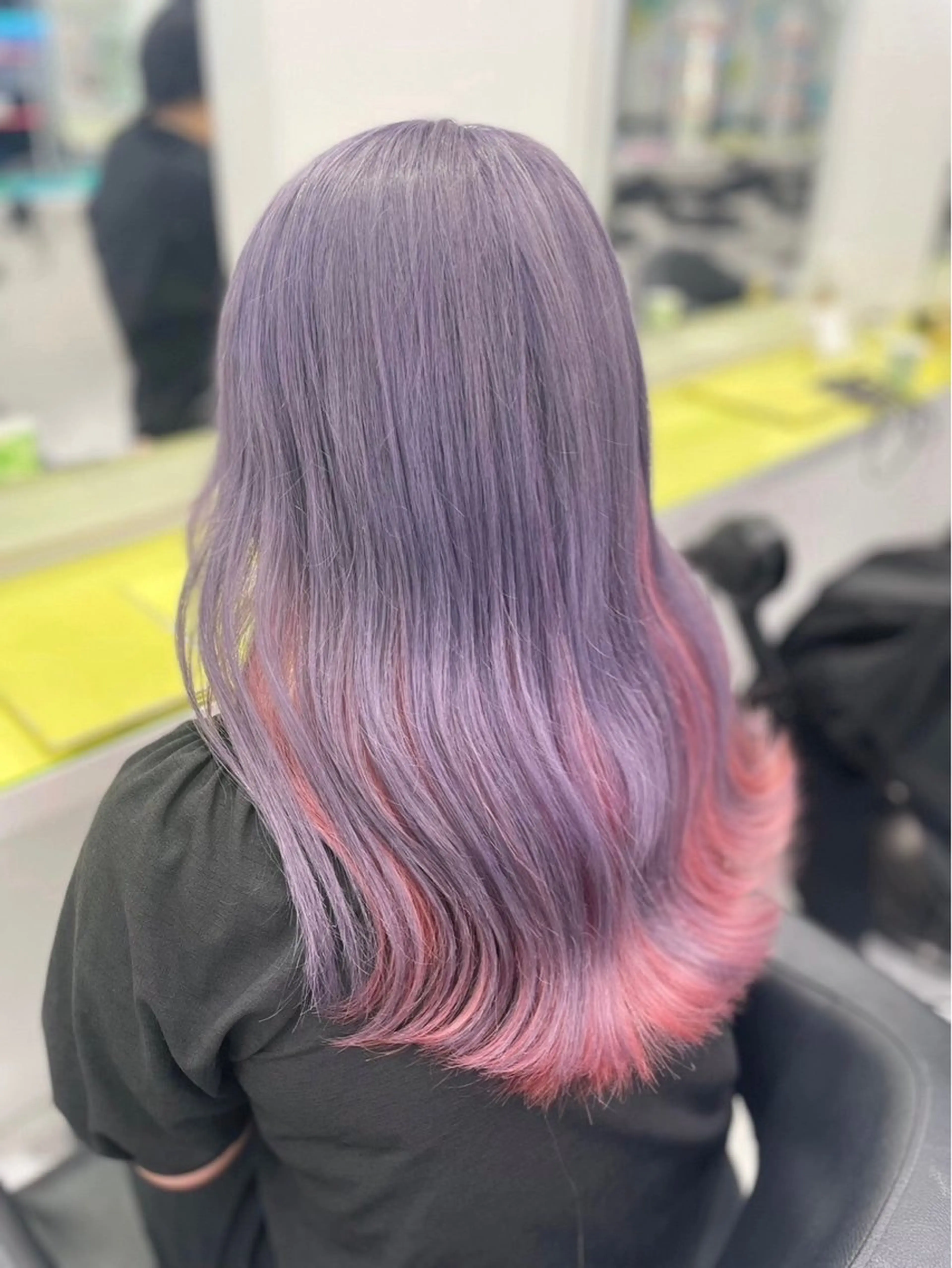 ロング ヘアカラー 似合わせ艶カラー🪽 ひかる🪽🩶のヘアスタイル